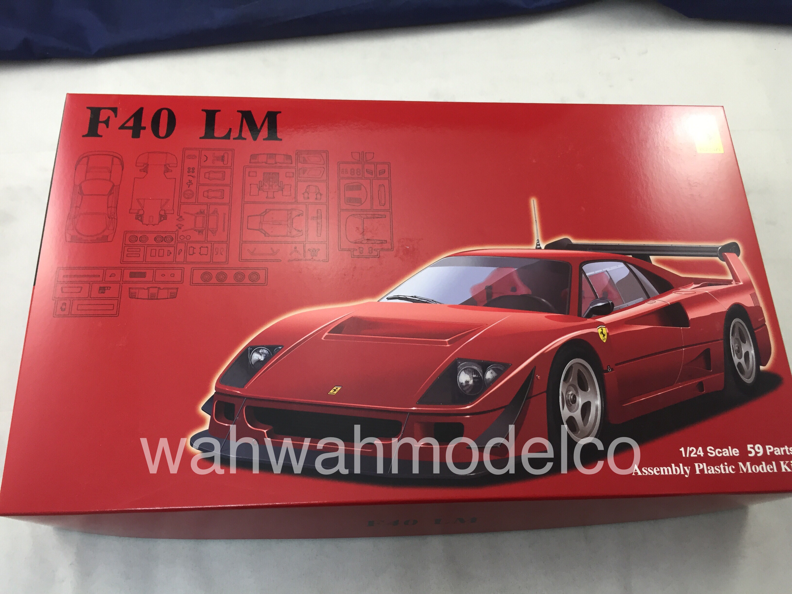 *Fujimi model 1/24 real Sports Car Series No.114 Ferrari F40 LM Model Car