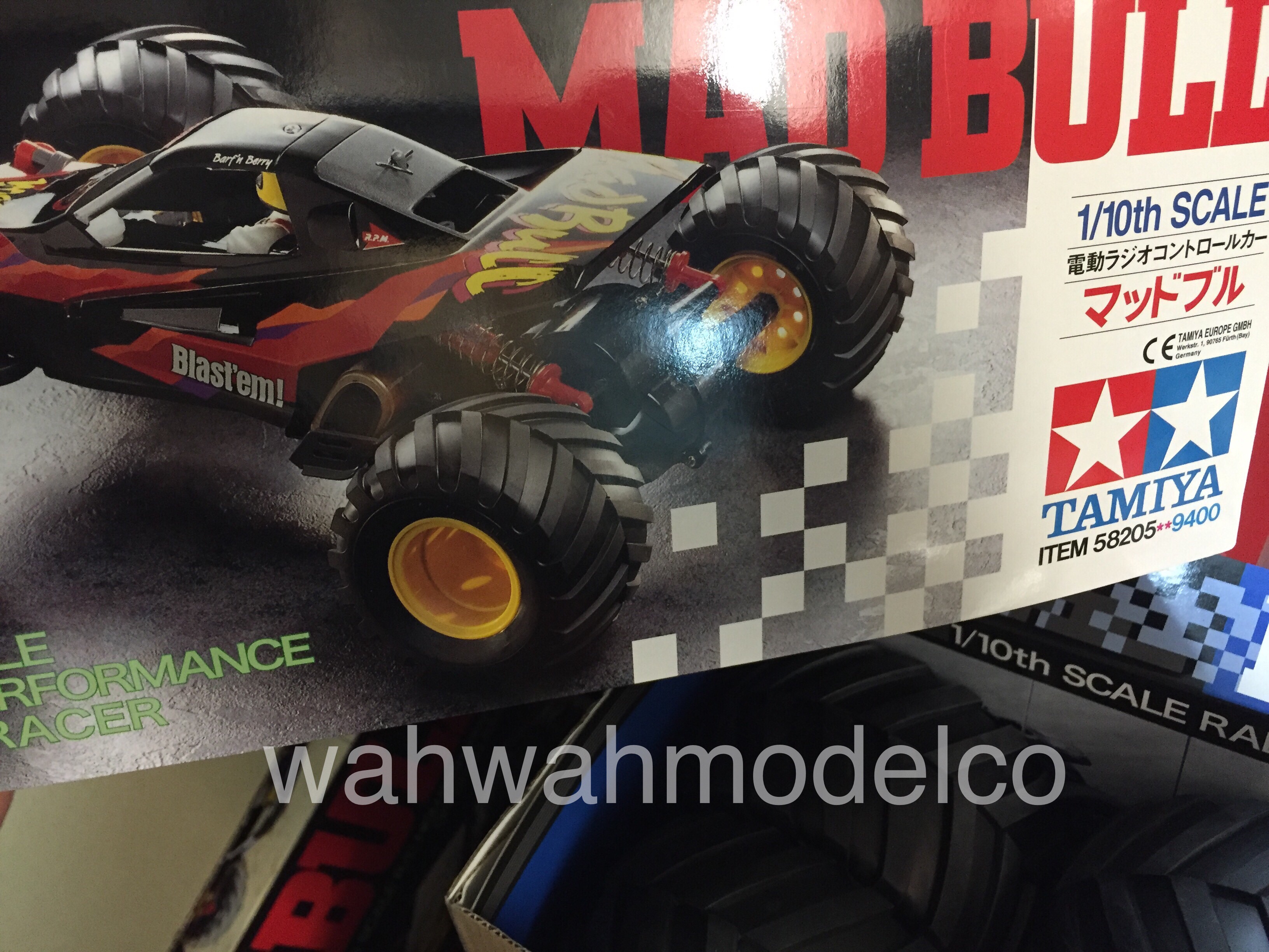 CAR WITHOUT ESC Tamiya 58205 Mad Bull Radio Control RC Kit 