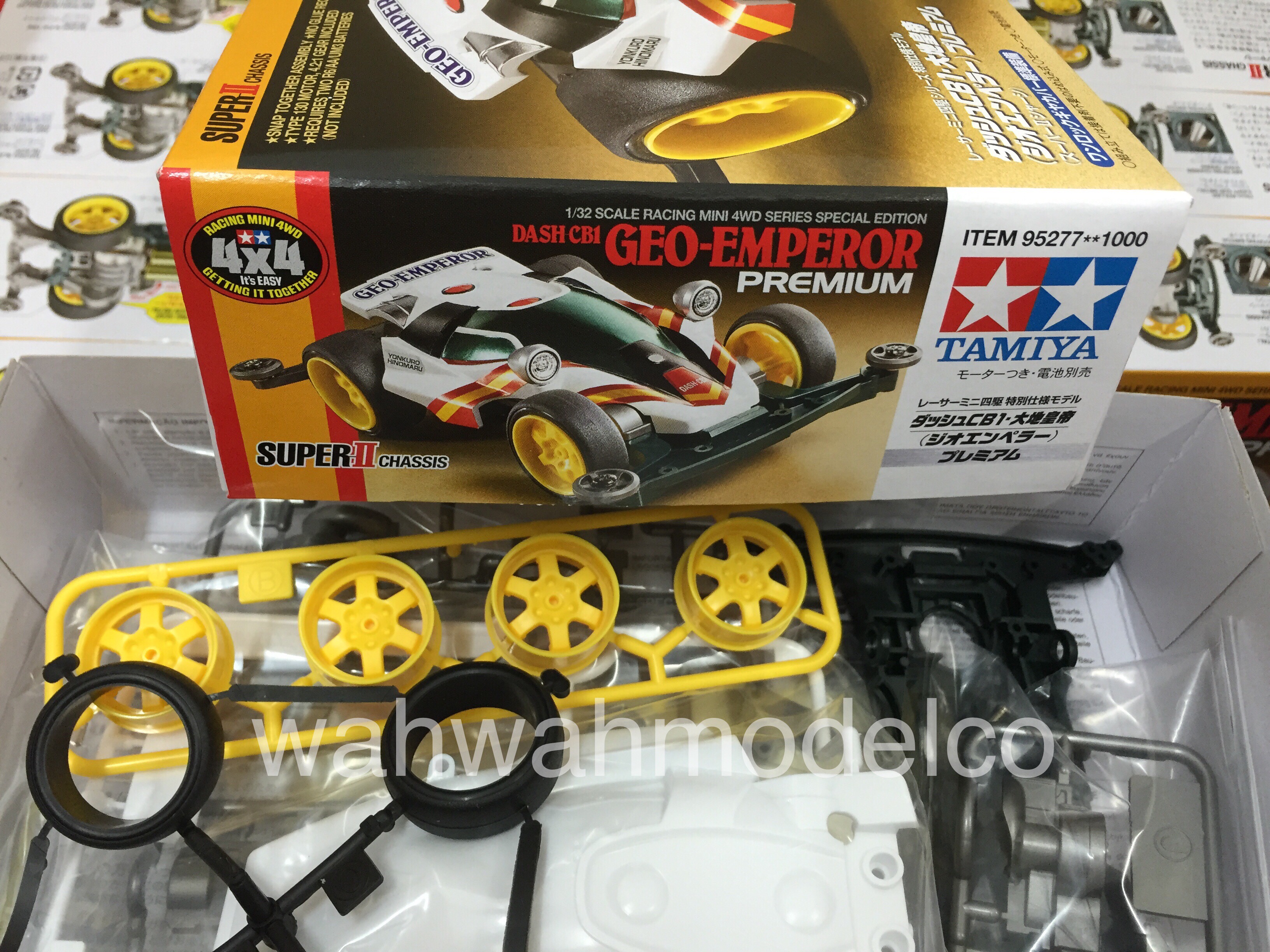 Tamiya 95277 Mini 4WD JR Dash-CB1 Geo-Emperor – SuperII Chassis Premium