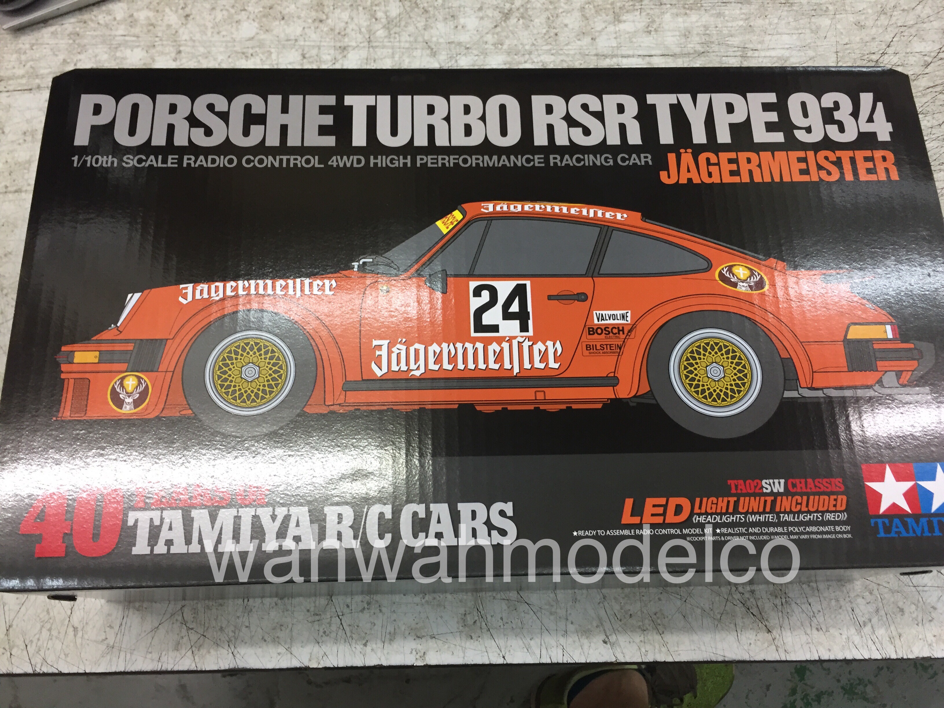 TAMIYA RC PORSCHE TURBO RSR TYPE 934