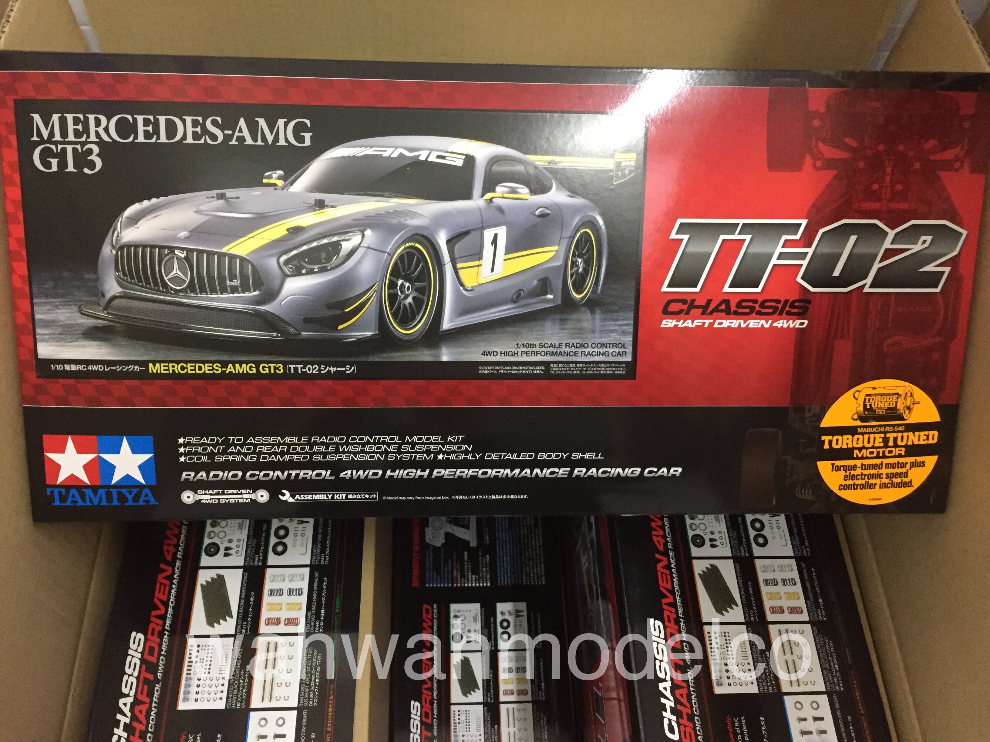 tamiya tt02 mercedes amg gt3