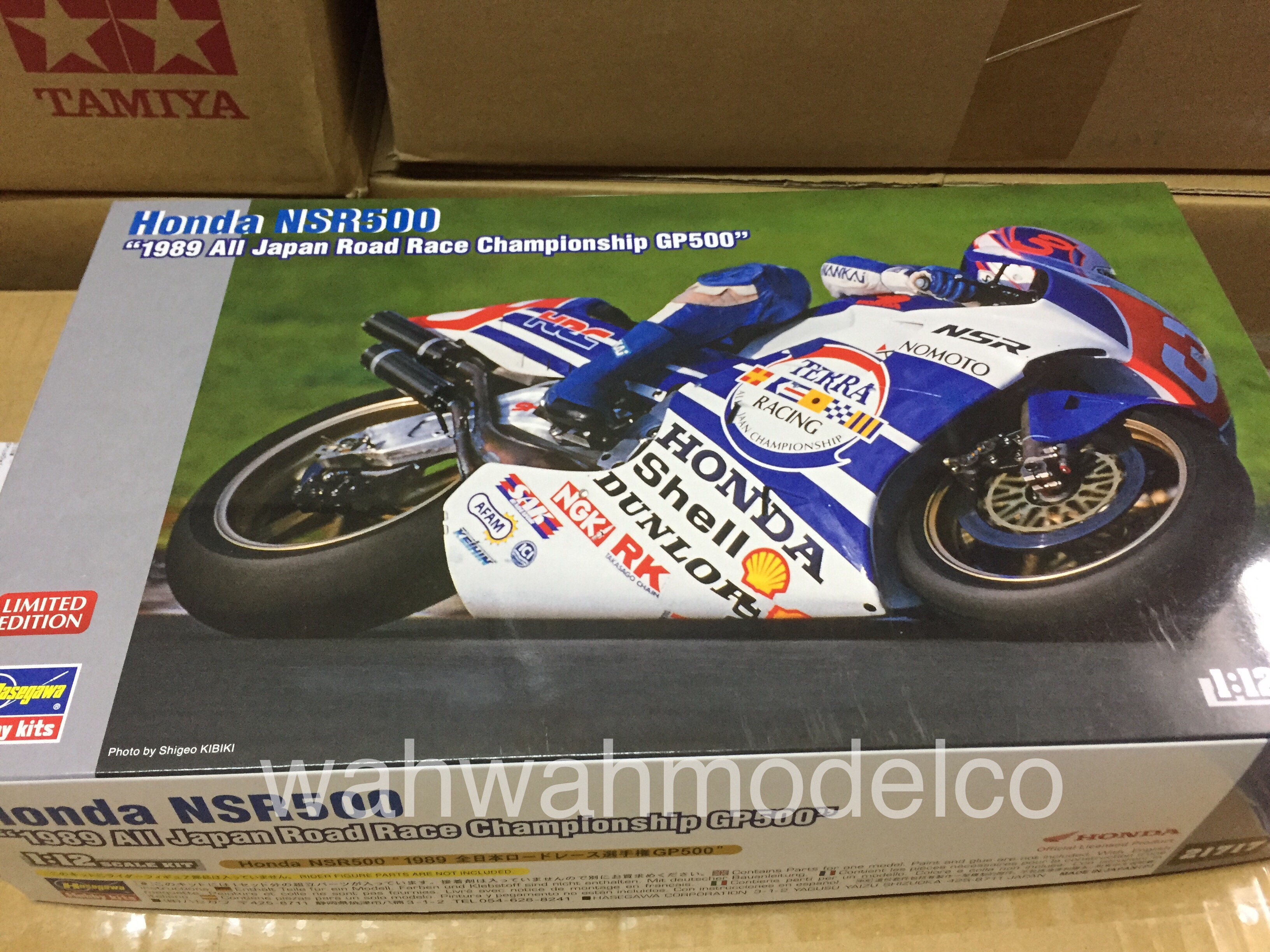 Hasegawa 1/12 Scale Honda NSR500 1989 All Japan GP500 Plastic Model Kit 21717 