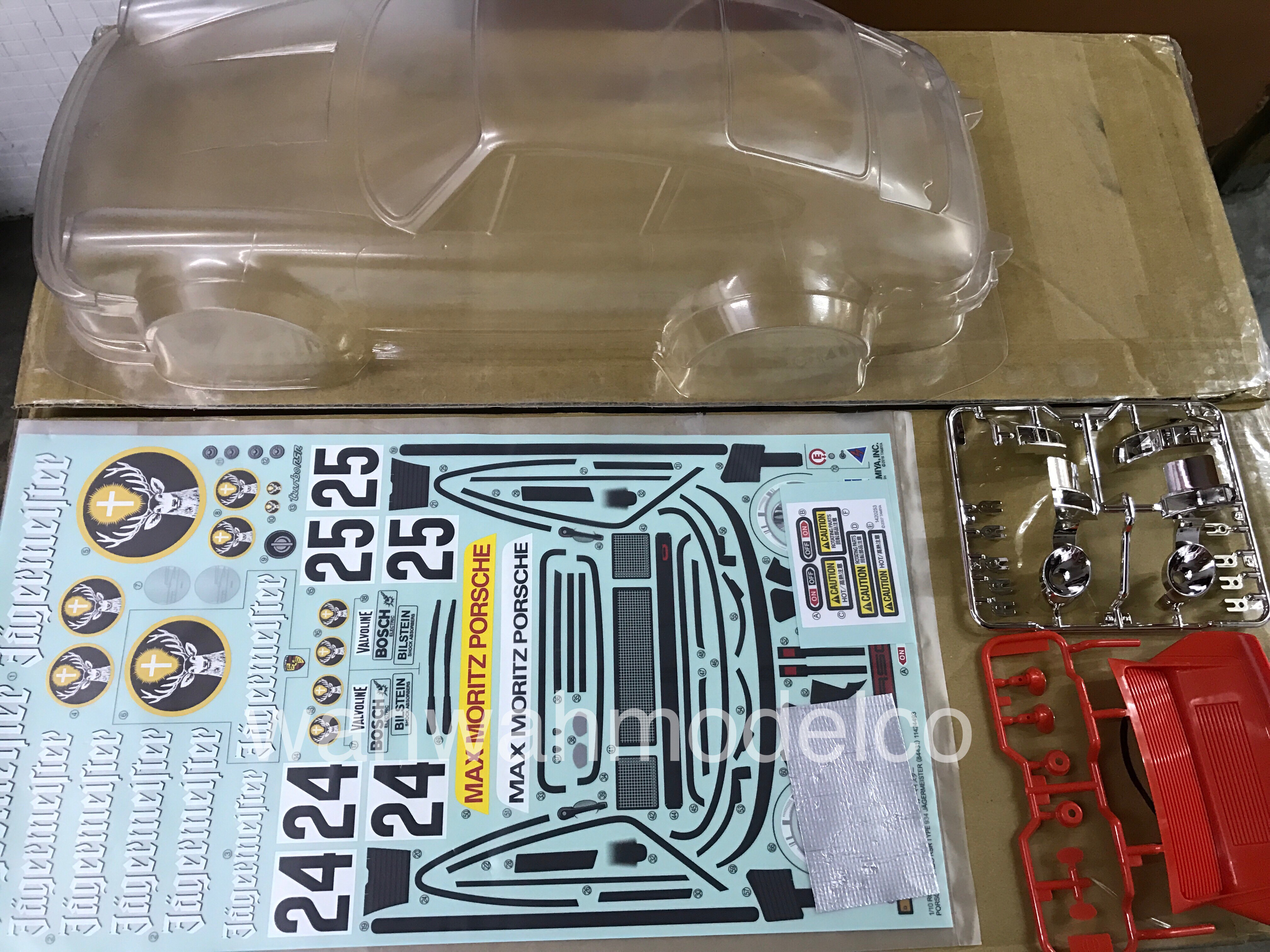 Tamiya 1 10 Rc Car Ta02sw Chassis Jagermeister Porsche 934 Turbo Rsr Body Tamiya 1 10 Rc Car Ta02sw Chassis Jagermeister Porsche 934 Turbo Rsr Body