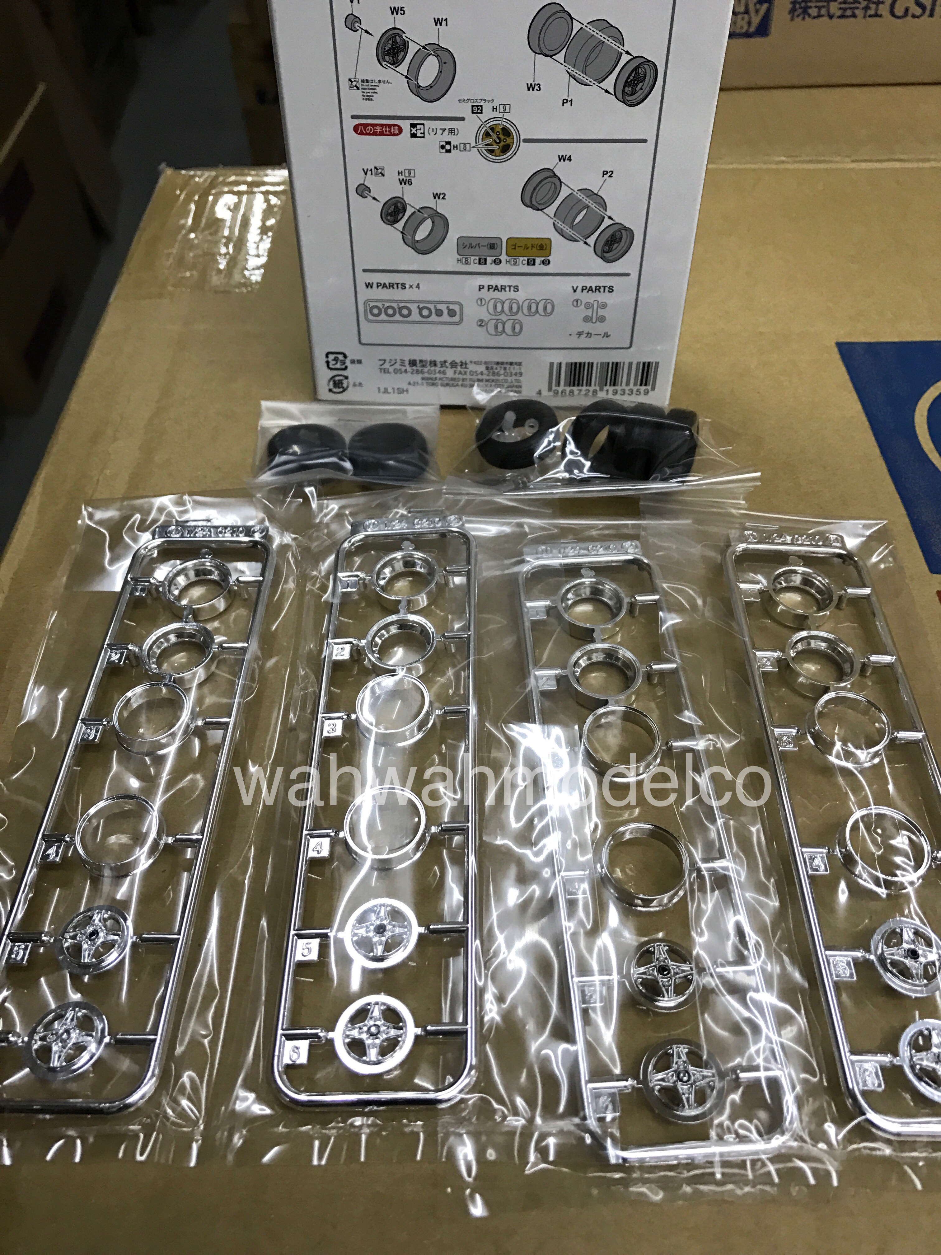 Fujimi Tw69 1/24 Techno Phantom Wheel & Tire Set 14 Inch From Japan RARE for sale online 