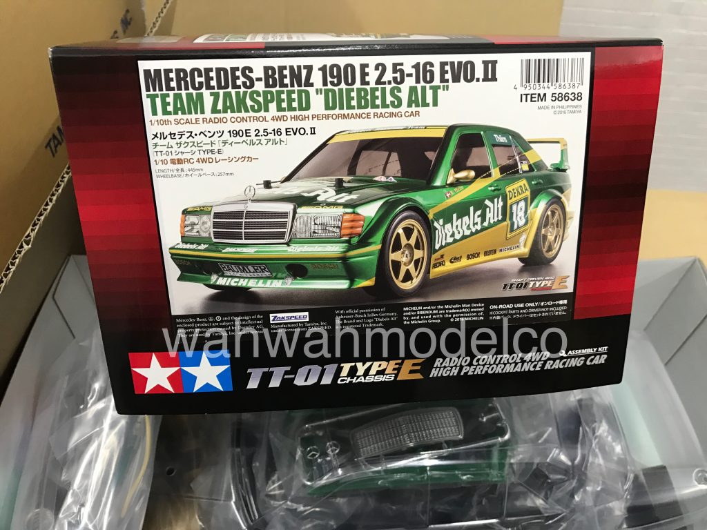 tamiya tt01 mercedes 190e