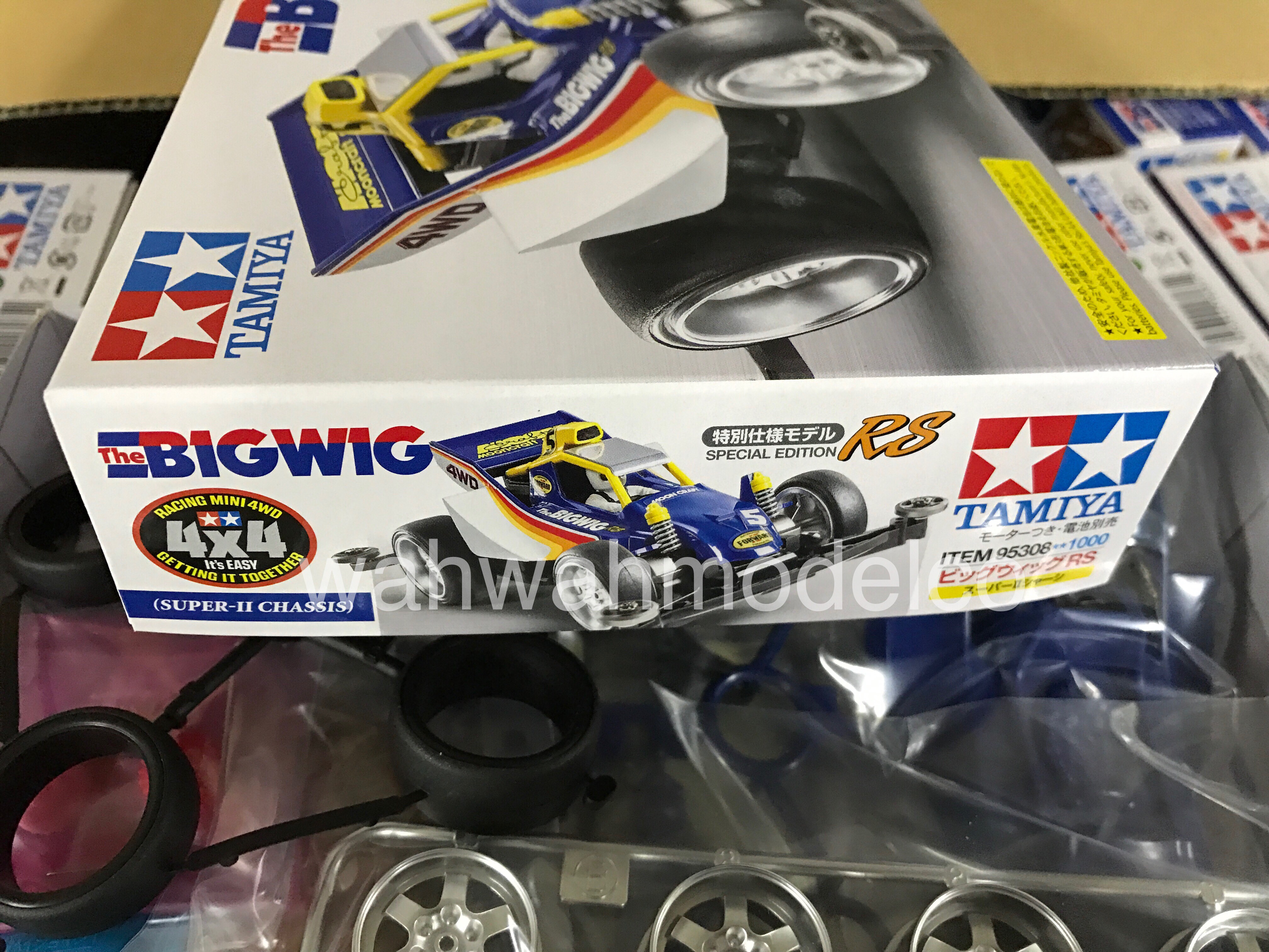 Super II Chassis for sale online Tamiya Mini 4wd 95308 The Bigwig RS 