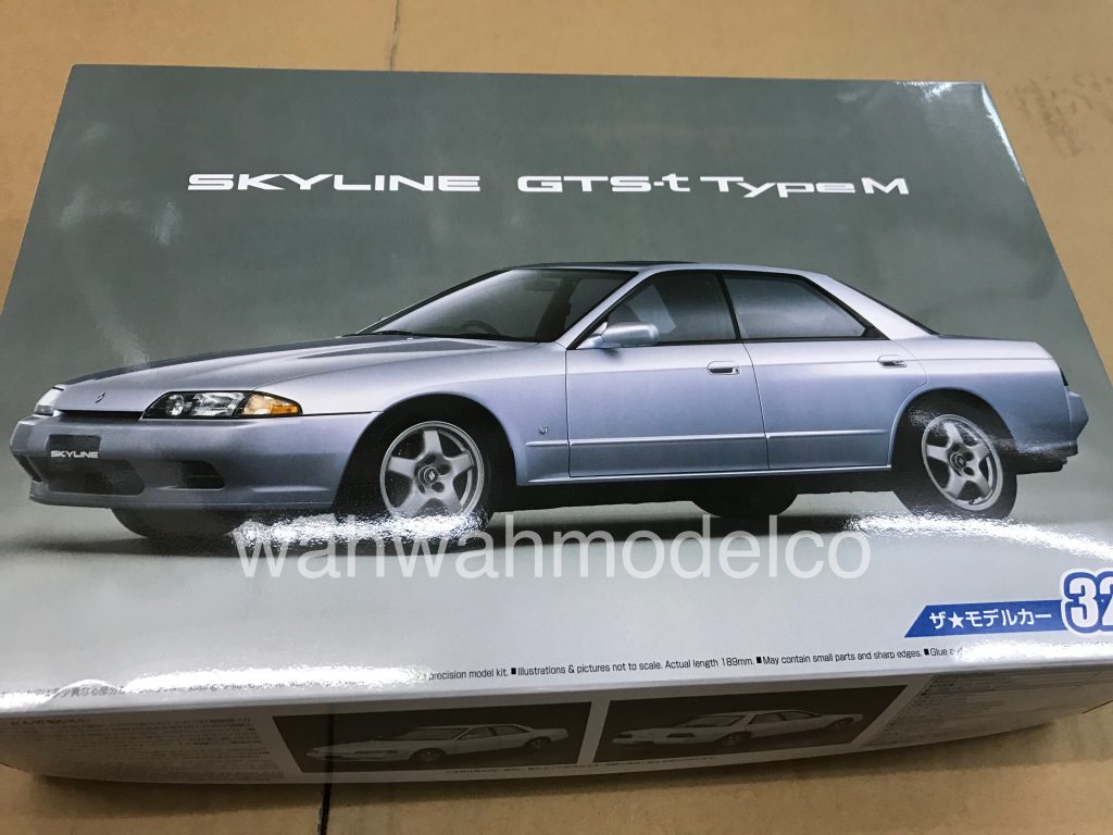 Aoshima 53072 The Model Car 32 Nissan HCR32 Skyline GTS-T