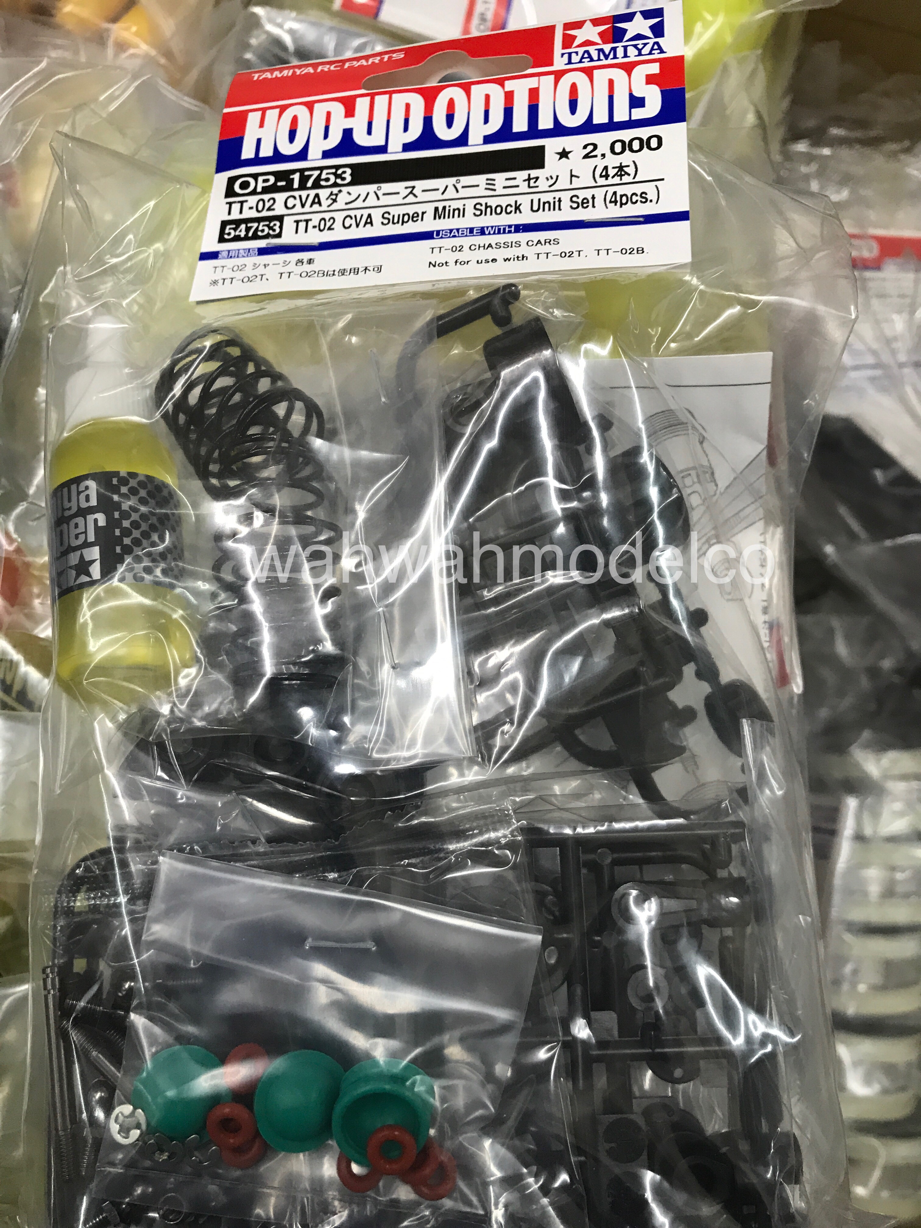 Tamiya 54753 1/10 RC TT02 CVA Super-Mini Shock – 4pcs