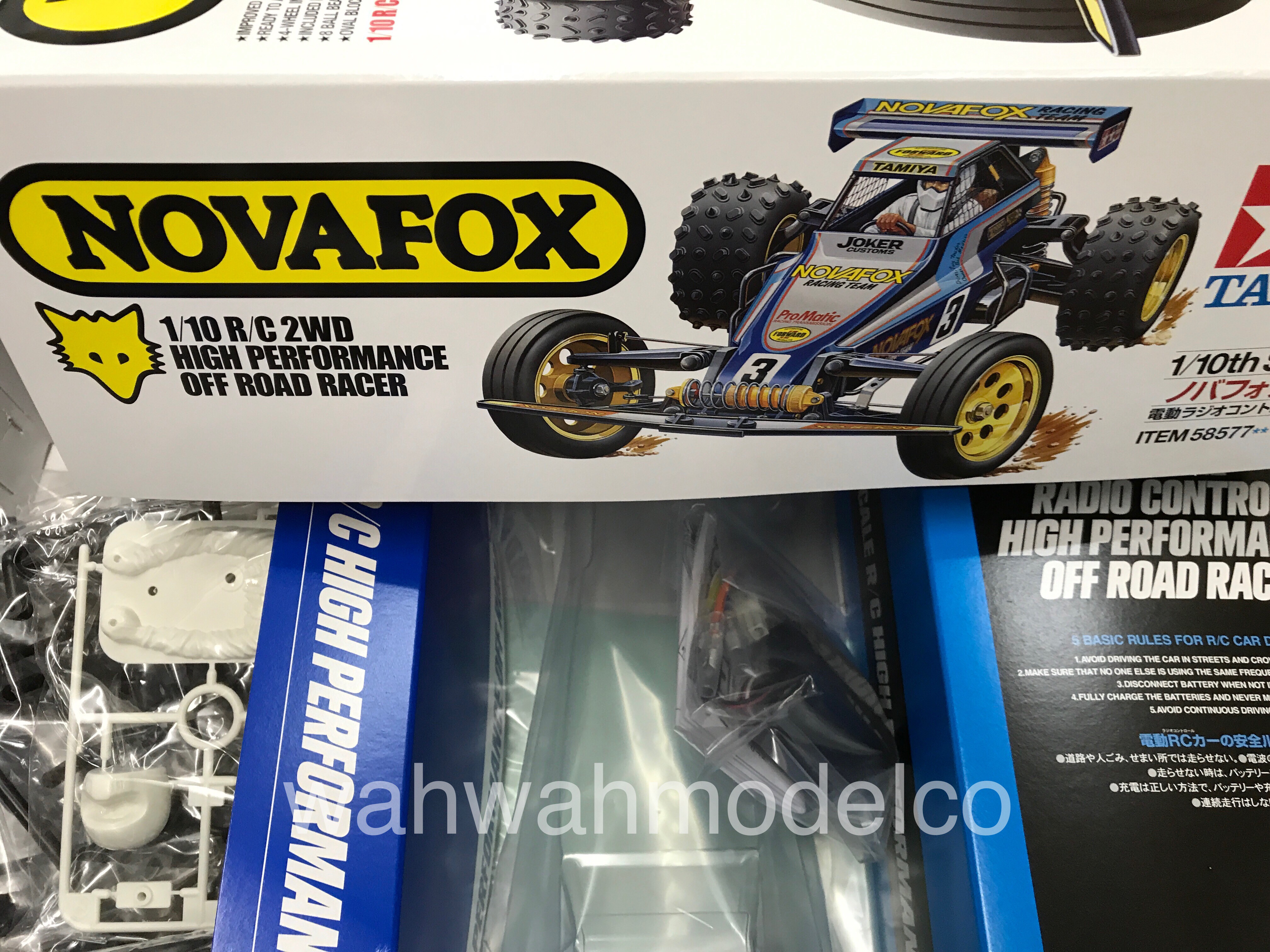 Tamiya 58577 1/10 RC Novafox 2WD Off Road Buggy