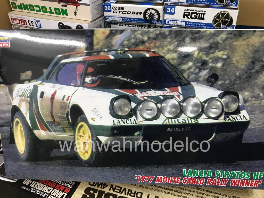 Hasegawa 1/24 LANCIA STRATOS 1977 Monte Carlo Rally Winner Plastic Model Cr32 for sale online