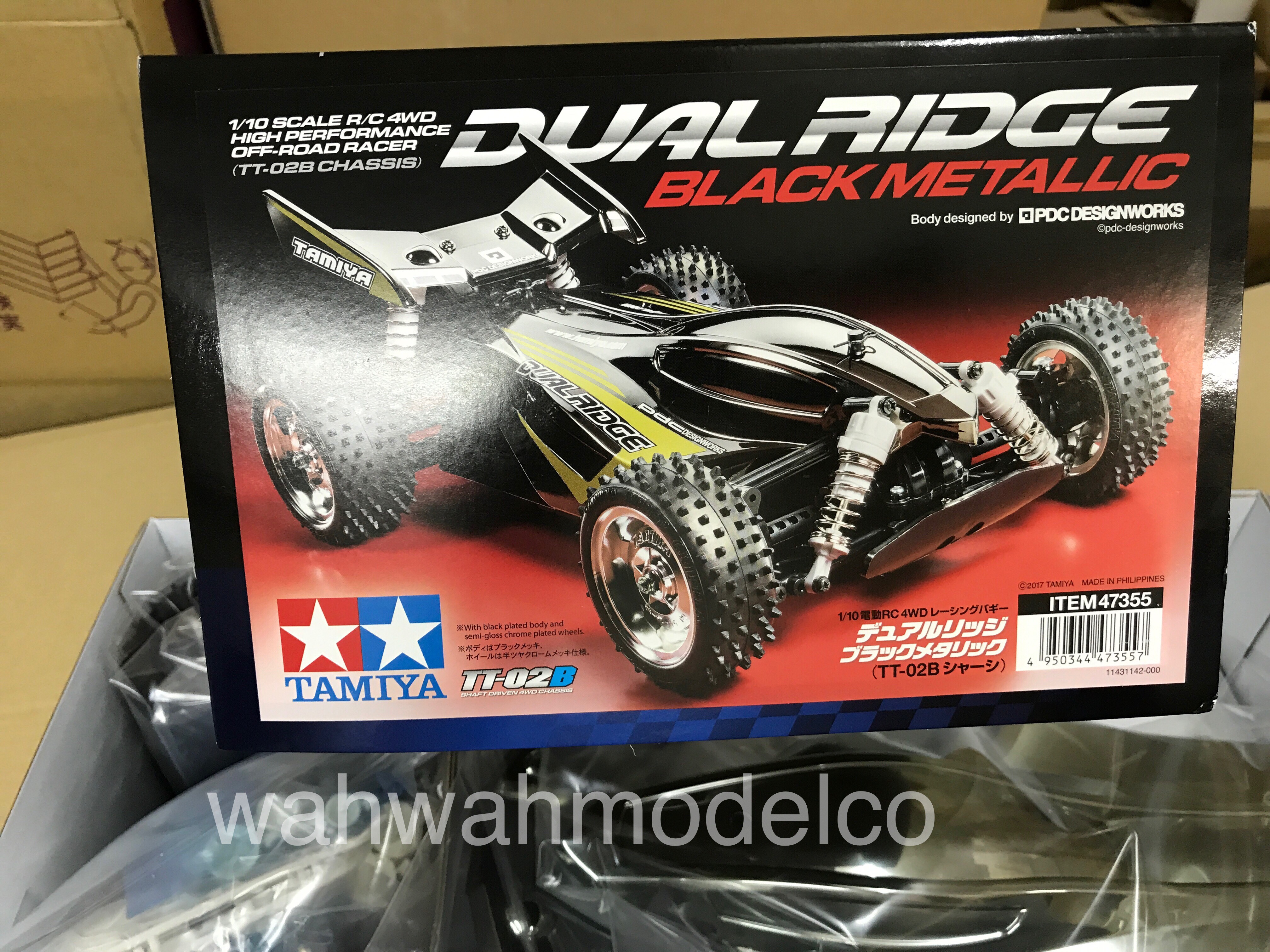 Tamiya dual ridge black metallic cheap