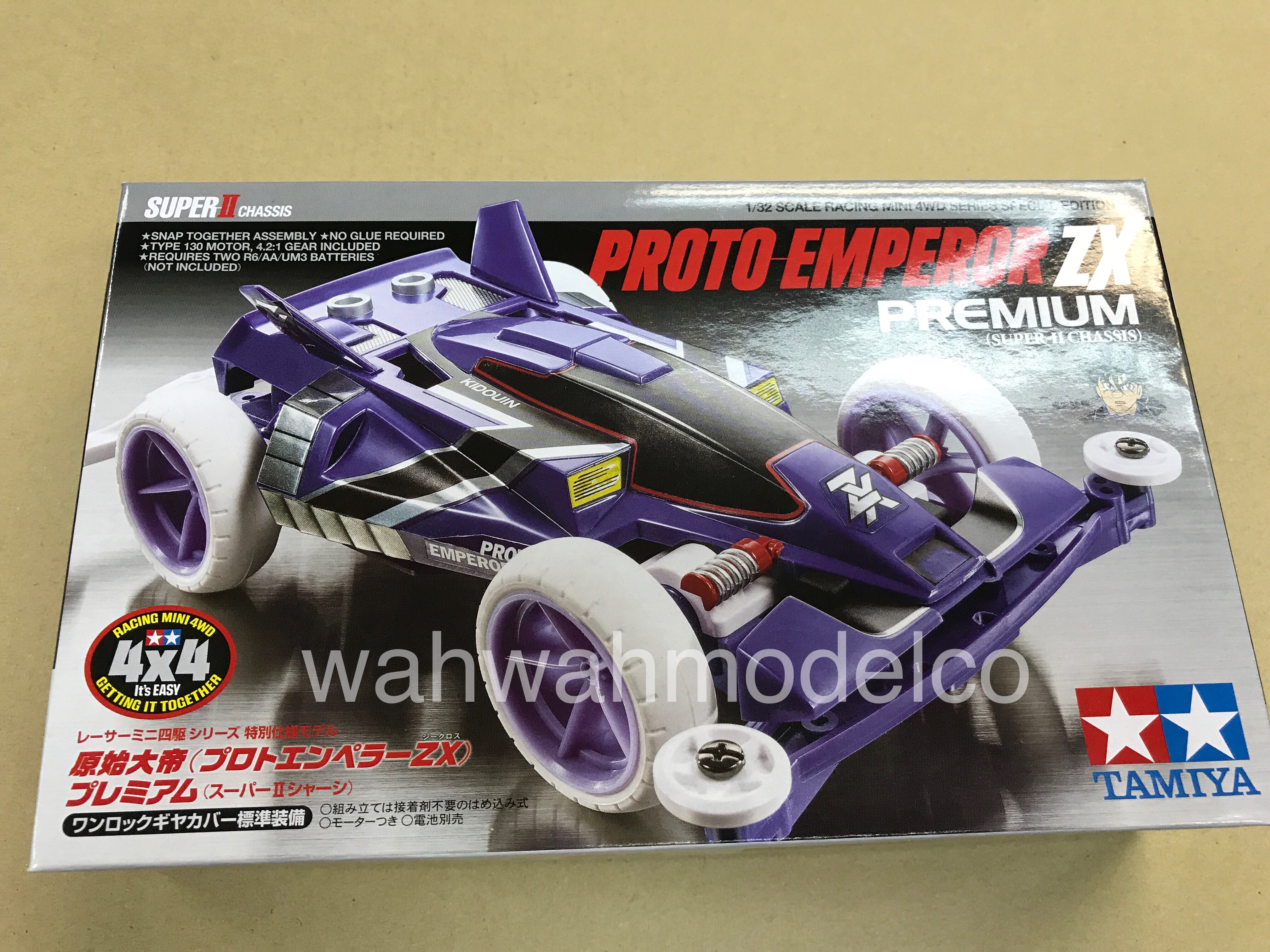 TaTamiya 95335 Mini 4WD Proto-Emperor ZX Premium Super II