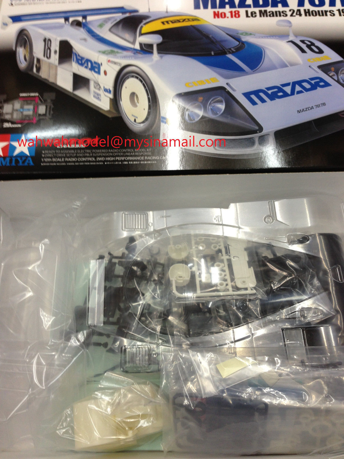 Tamiya 58555 1/12 R/C MAZDA 787B No.18 Le Mans 24 Hours 1991