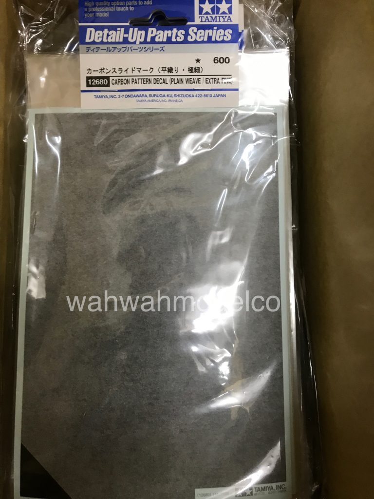 TAMIYA CARBON TWILL WEAVE DECAL XTRA FINE 1/20-1/24 f HIRO PROTAR AOSHIMA FUJIMI 
