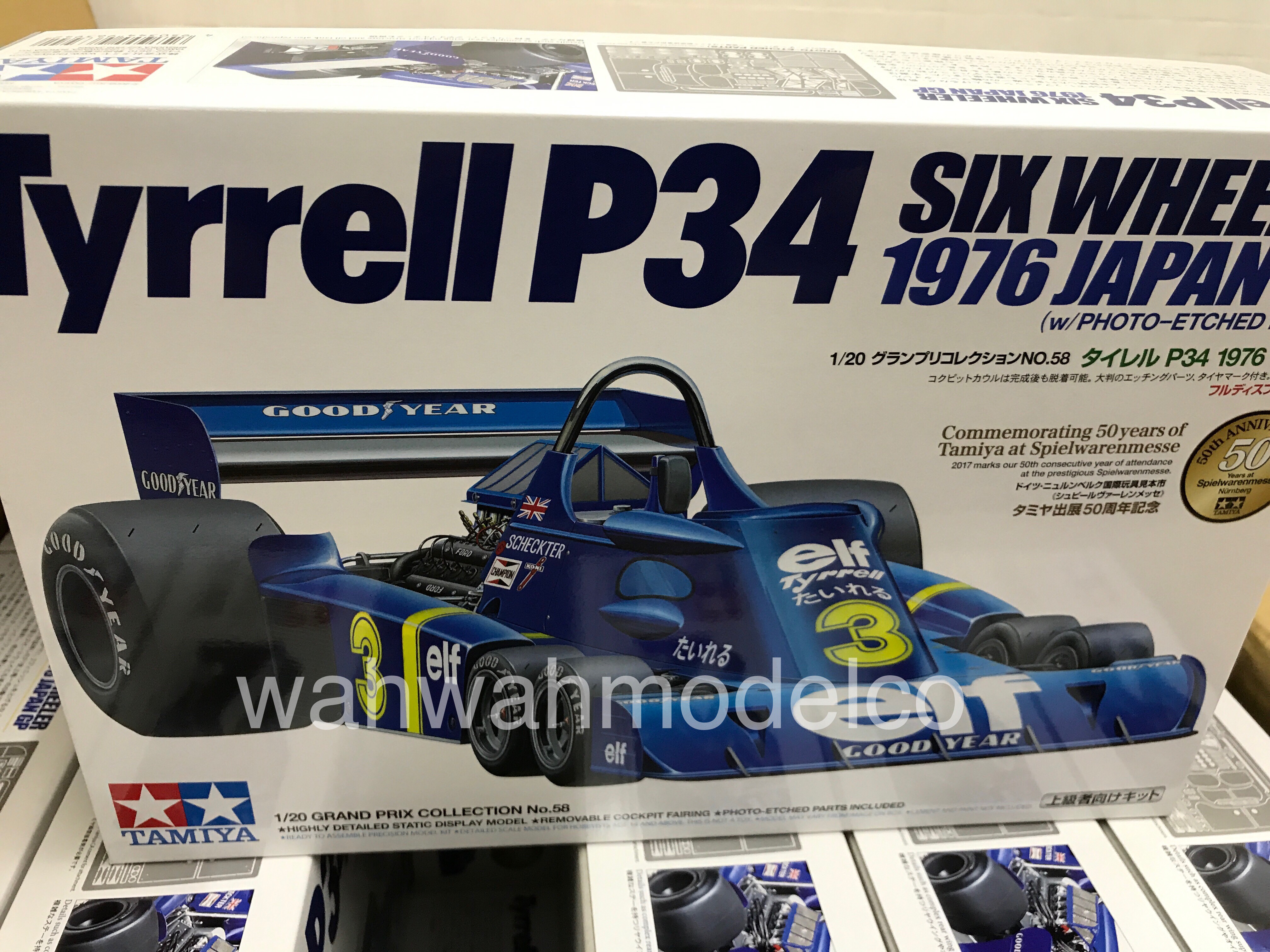 Tamiya   F1 Car Model Kit Elf Team Tyrrell P  Six