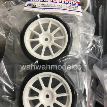 Tamiya 47351 RC Touring Car 10 Spoke Wheels w 24mm Reinforced Tire