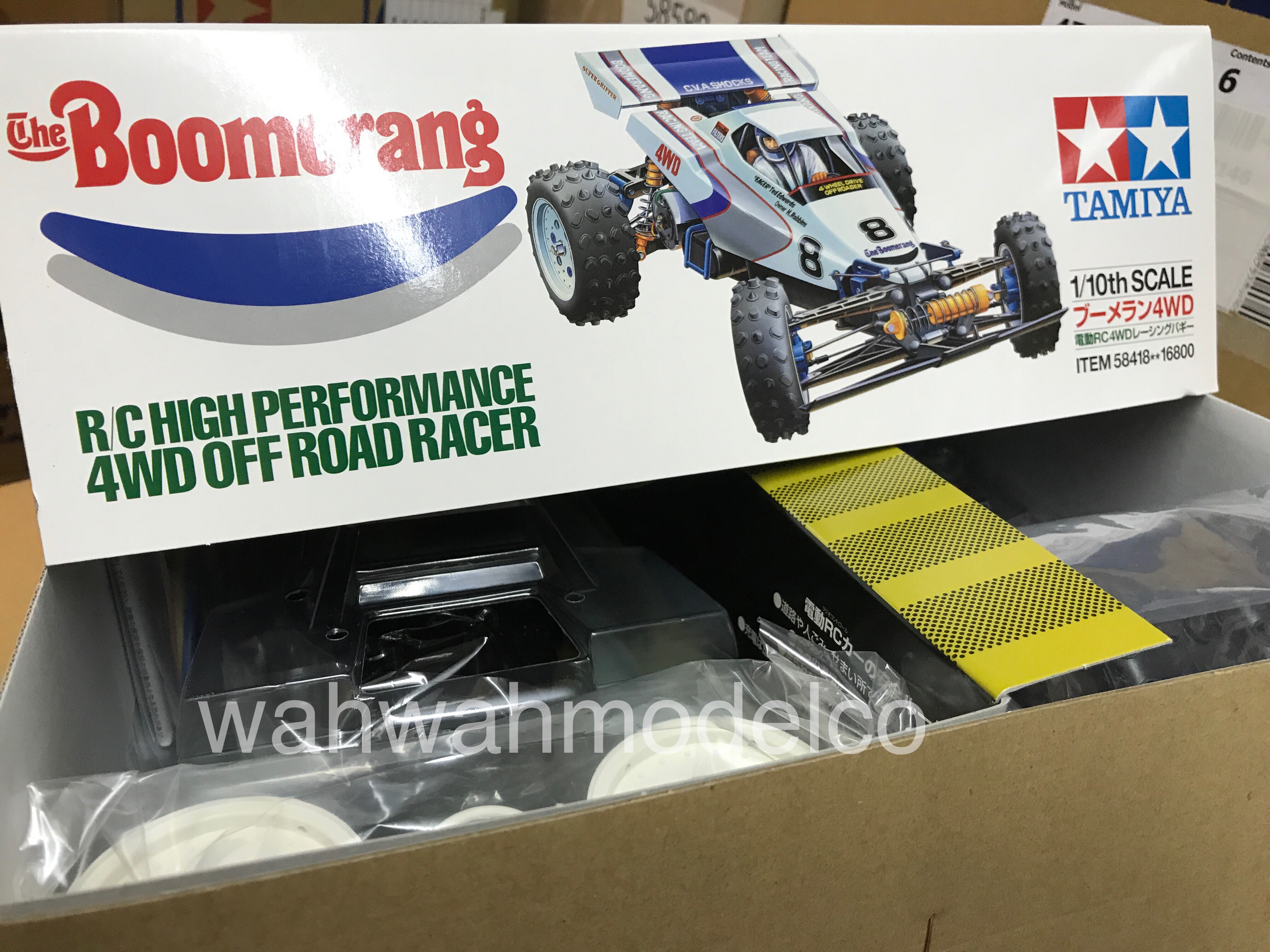 Tamiya 58418 1/10 RC 4WD Off Road Buggy The Boomerang (2008)Re
