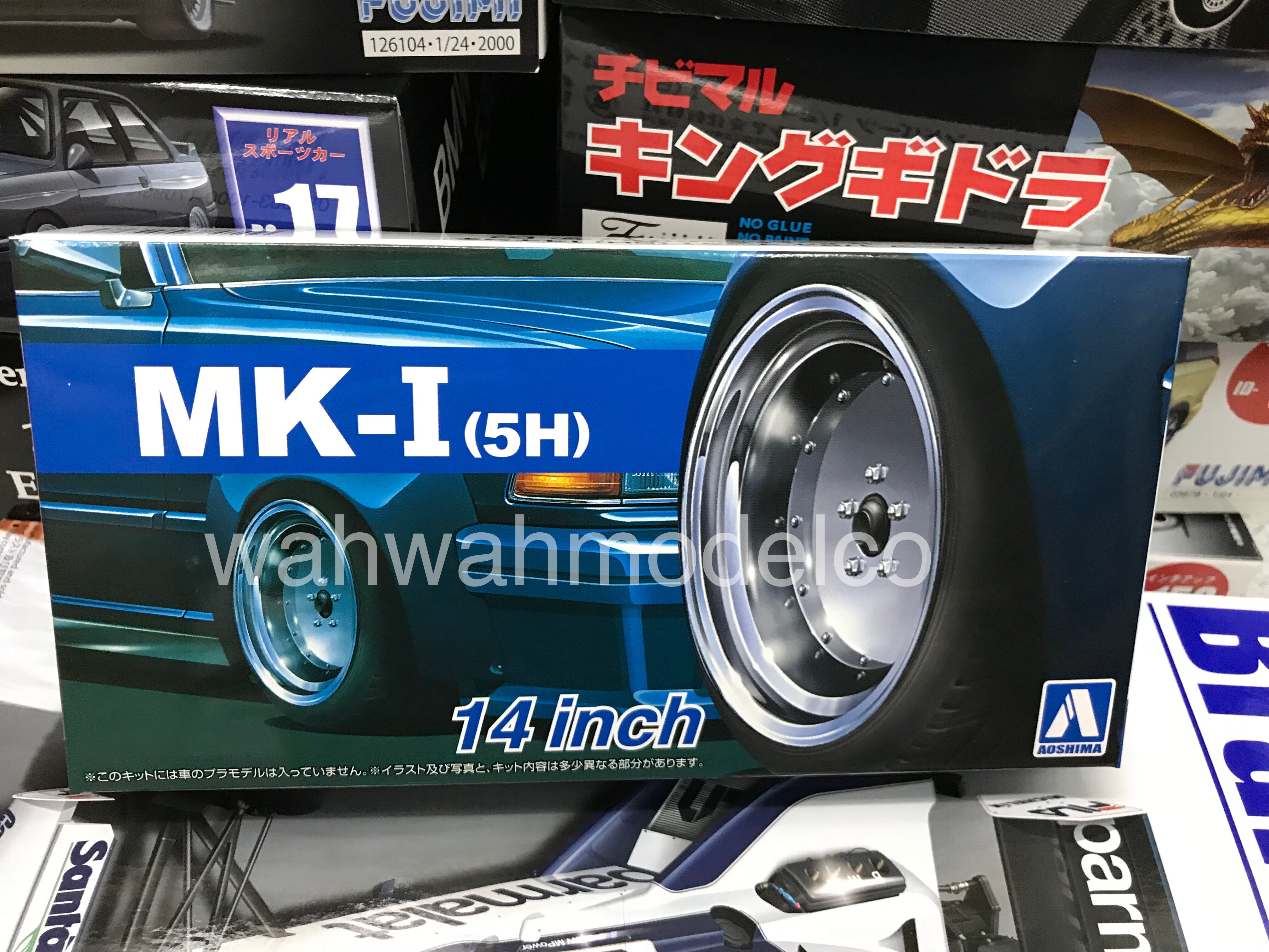 Aoshima 1/24 The Tuned Tires & Wheels BBS LM 20inch Plastic Model Parts 5471
