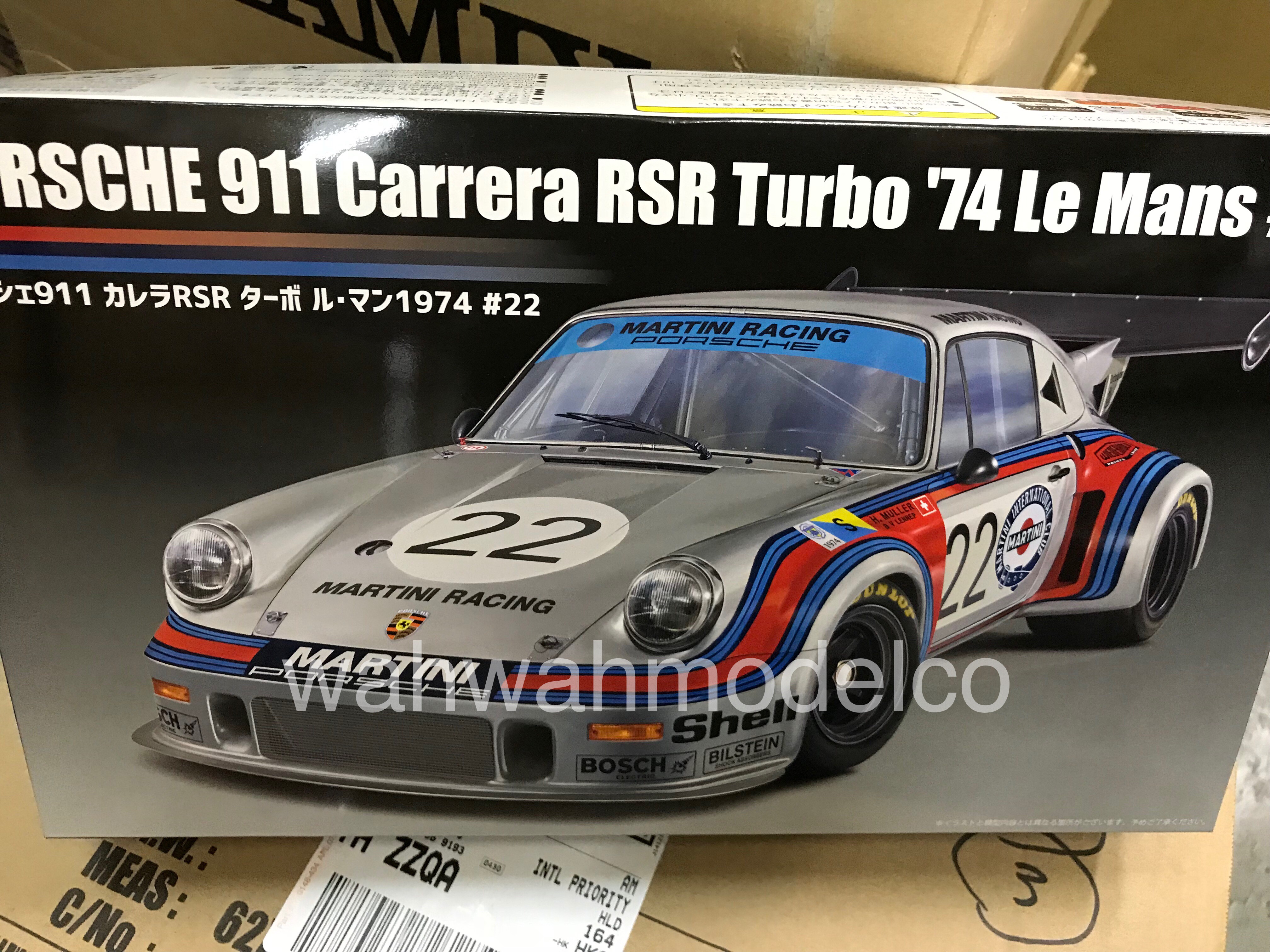Fujimi RS-23 Porsche 911 Carrera RSR Turbo Le Mans 1974 #22 1/24 Scale kit 