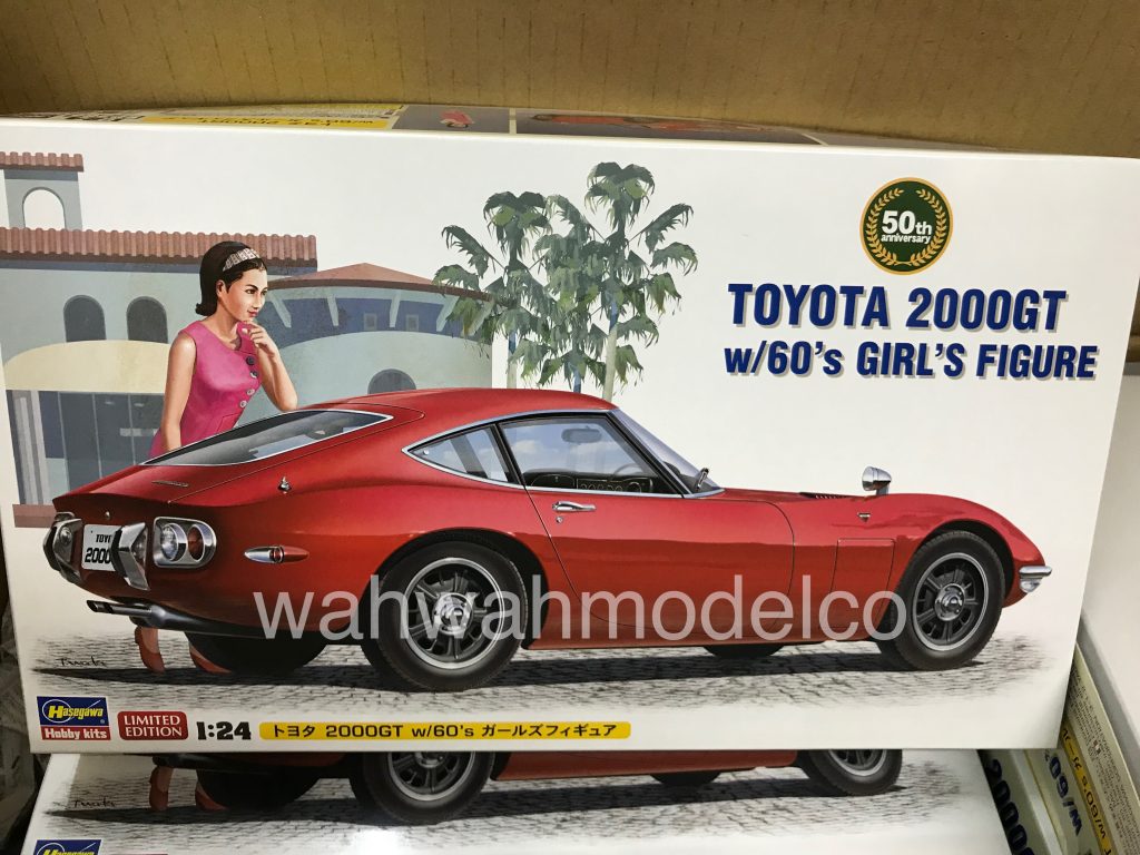 HASEGAWA 1/24 Toyota 2000GT w / Girls Figures Plastic Model SP366 New