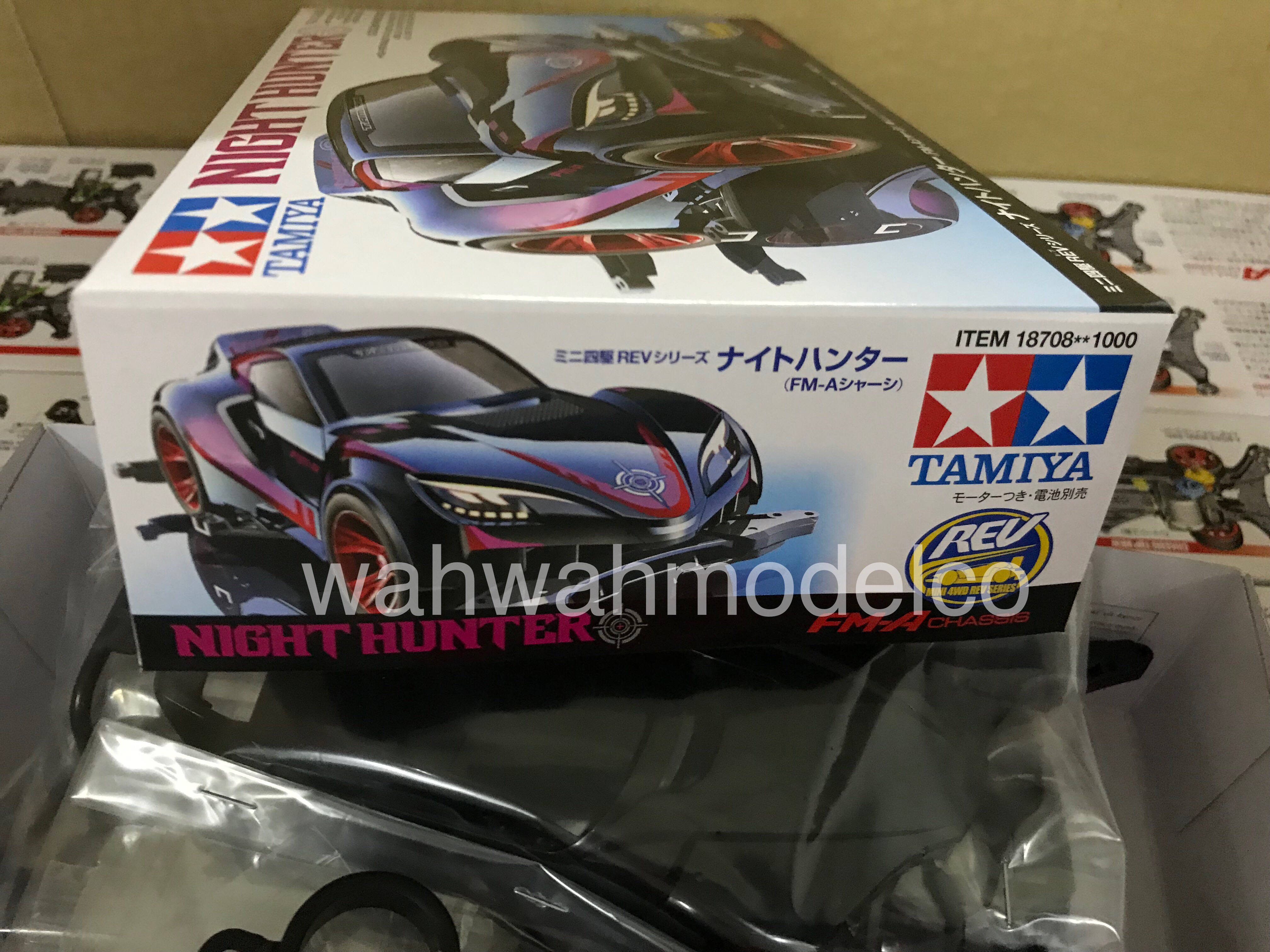 Tamiya 18708 Mini 4WD Night Hunter FM-A Chassis 1/32 