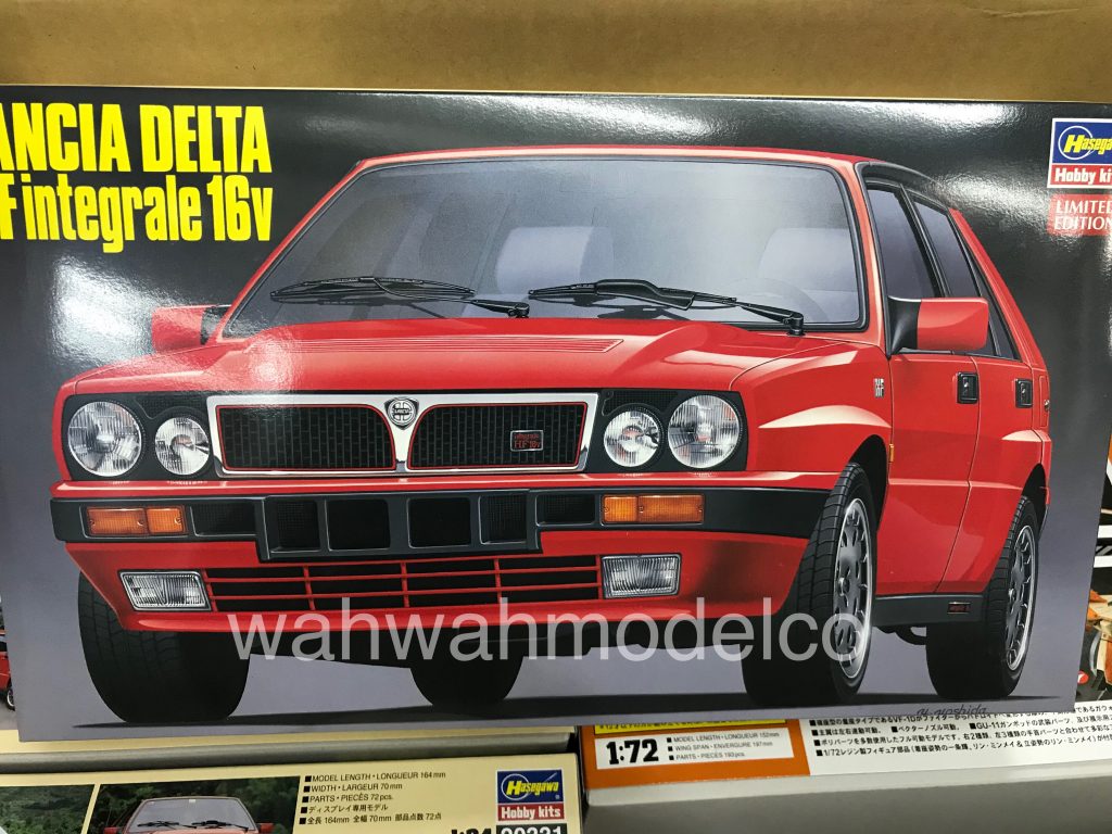 Hasegawa 20384 1/24 Scale Model Car Kit Lancia Delta HF Integrale 16v w/4Figures