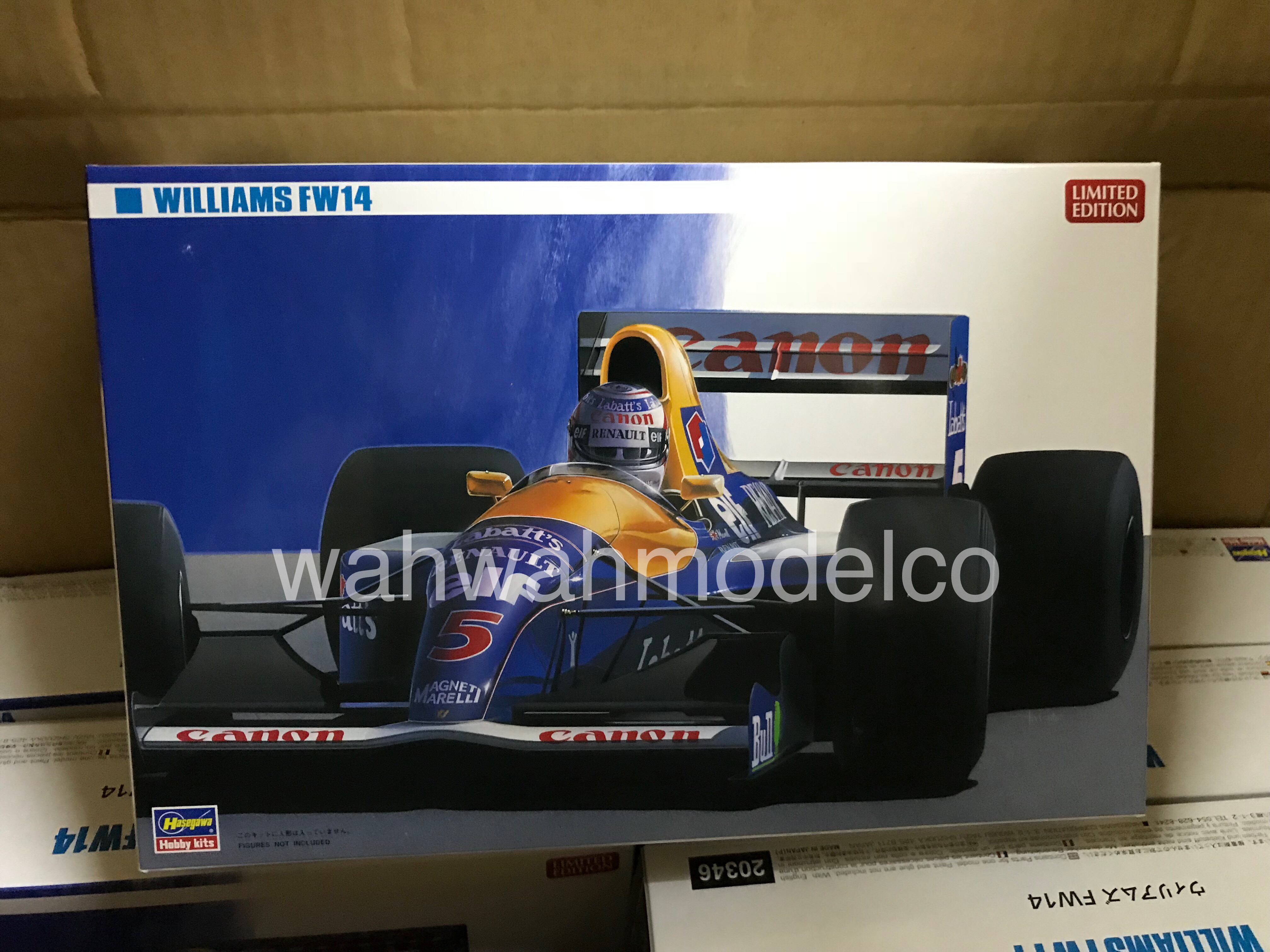 Hasegawa 20346 Williams FW14 1/24 Scale kit