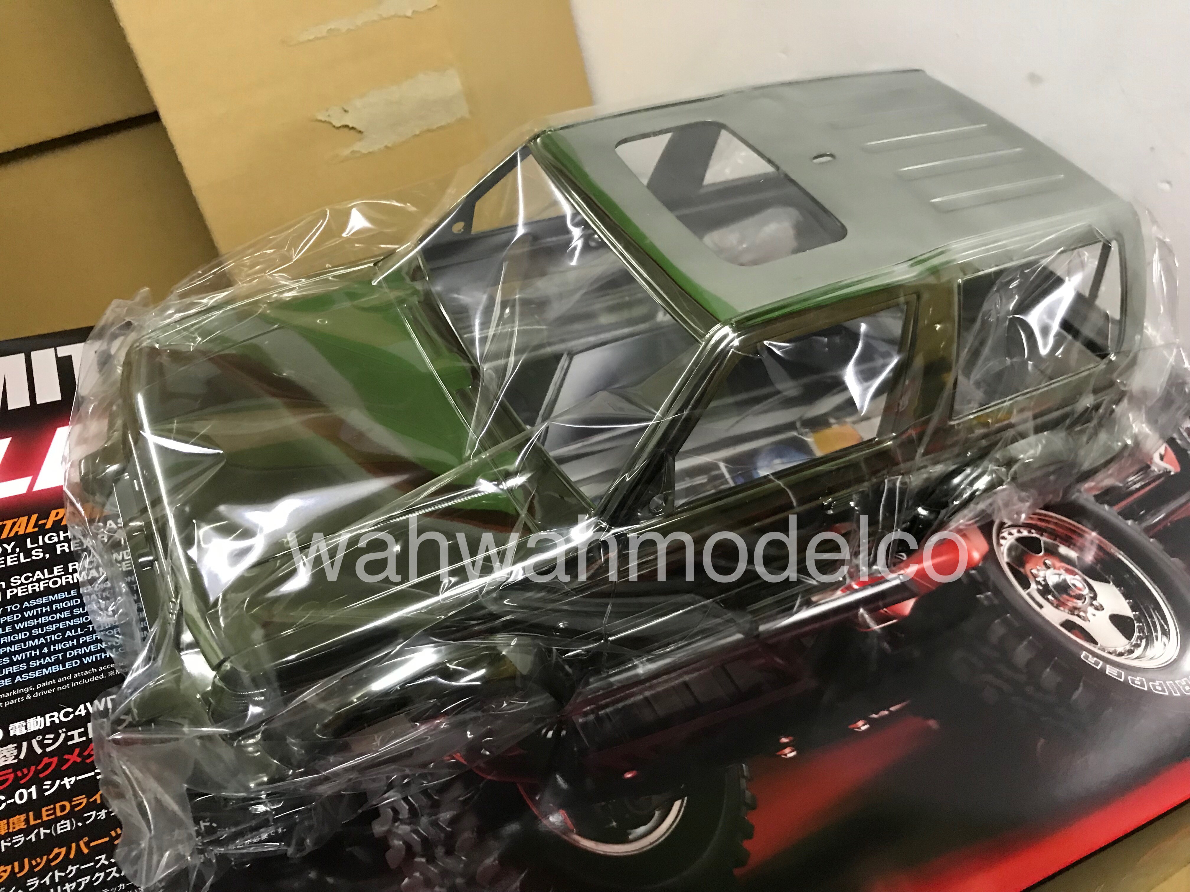 Tamiya 47375 1/10 RC Pajero Metaltop Wide – CC01 Black Metallic Off Road  Kit LED