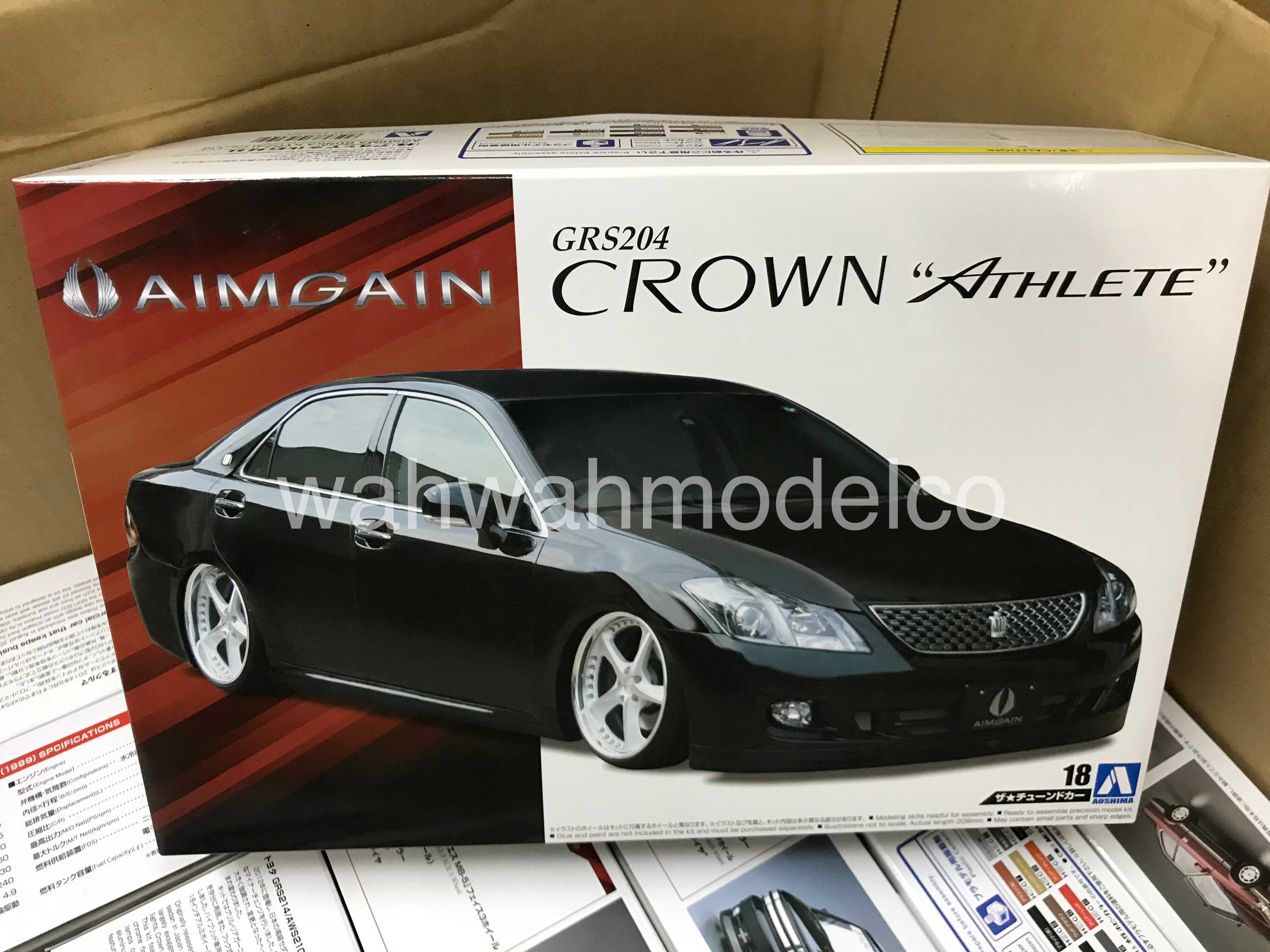 Aoshima 53102 1&frasl;24 The Tuned Car 17 Aimgain GRS204 CROWN ATHLETE