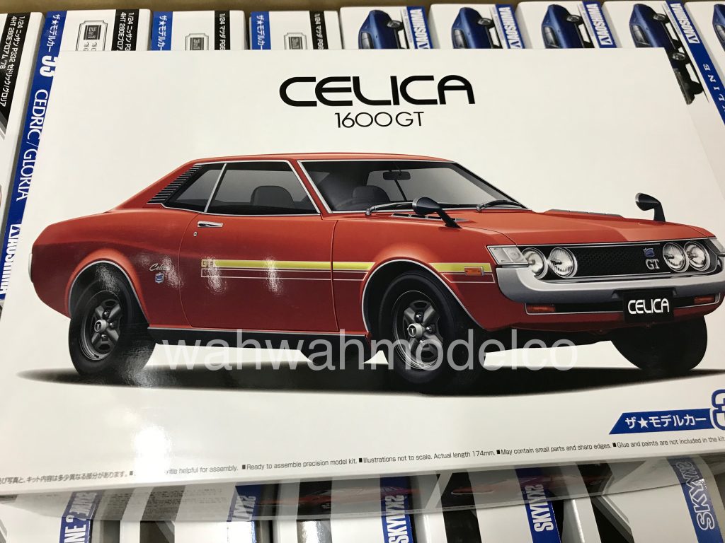 AOSHIMA 1/24 Scale 1972 Toyota Celica 1600gt for sale online 