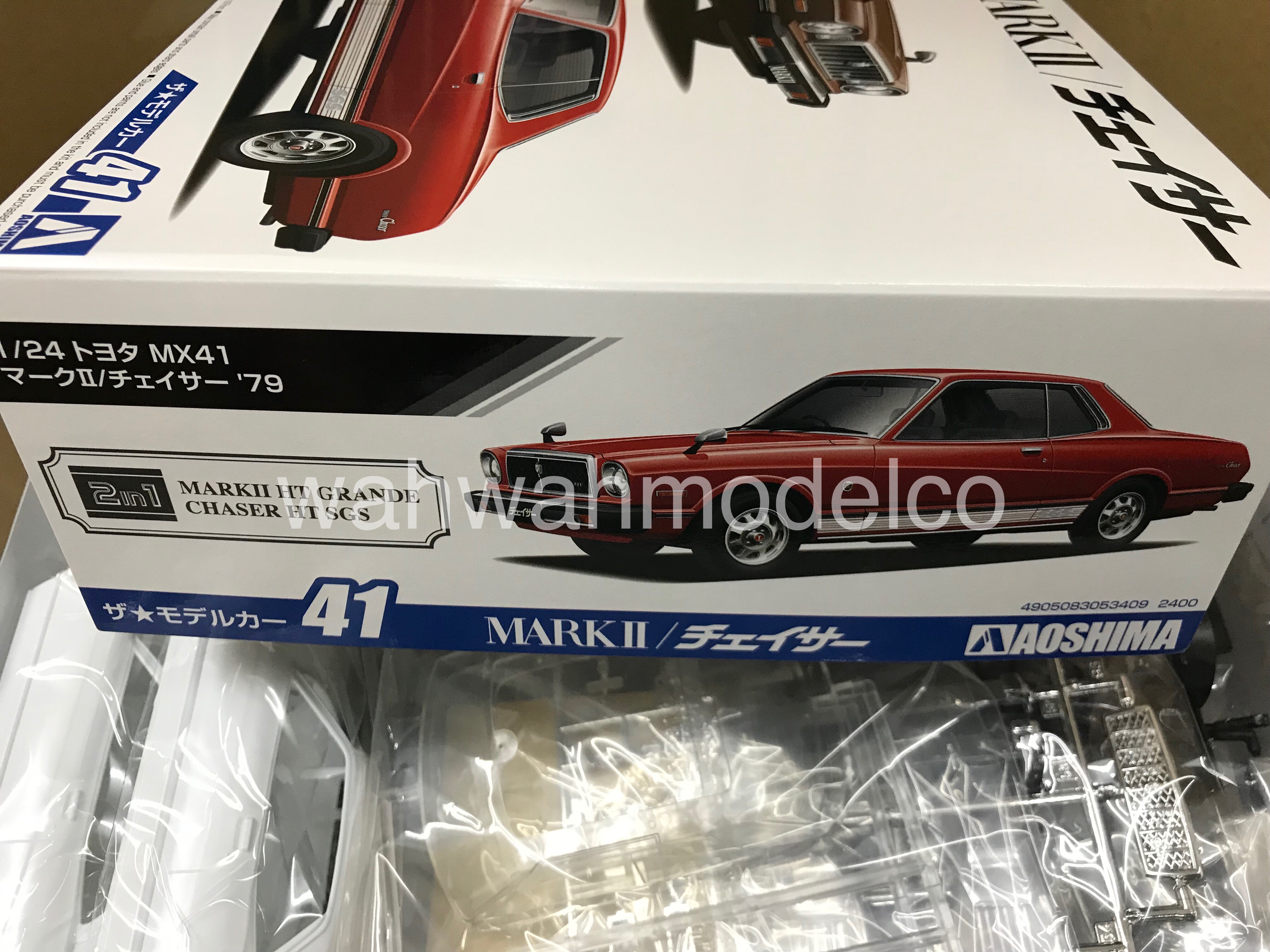Aoshima 53409 1/24 Toyota MX41 MARK II / CHASER '79 Aoshima 53409 1/24 Toyota MX41 MARK II / CHASER '79