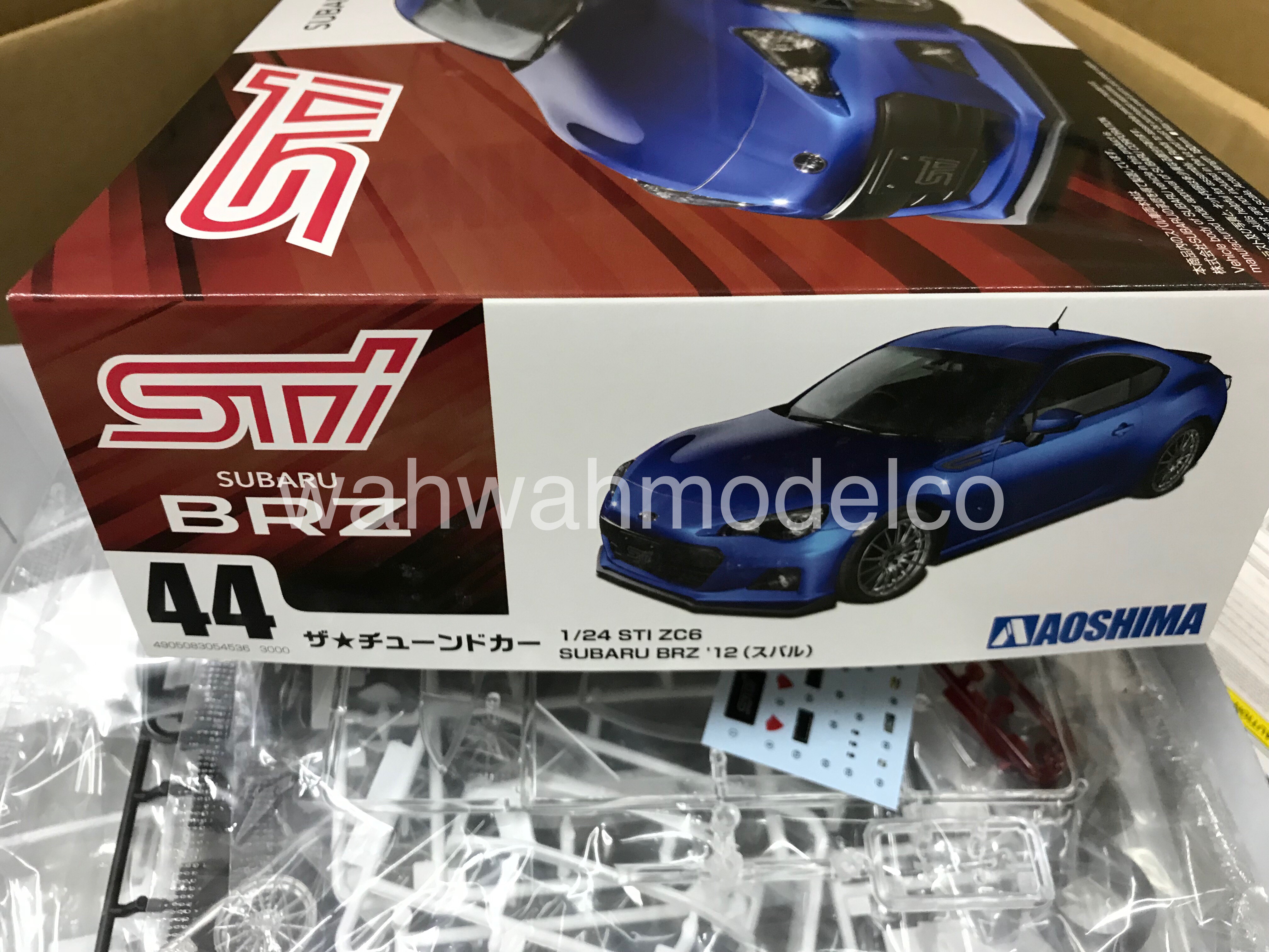 MABLI (※セット販売) Aoshima 54536 STI ZC6 SUBARU BRZ '12 (SUBARU) 1/24 scale kit