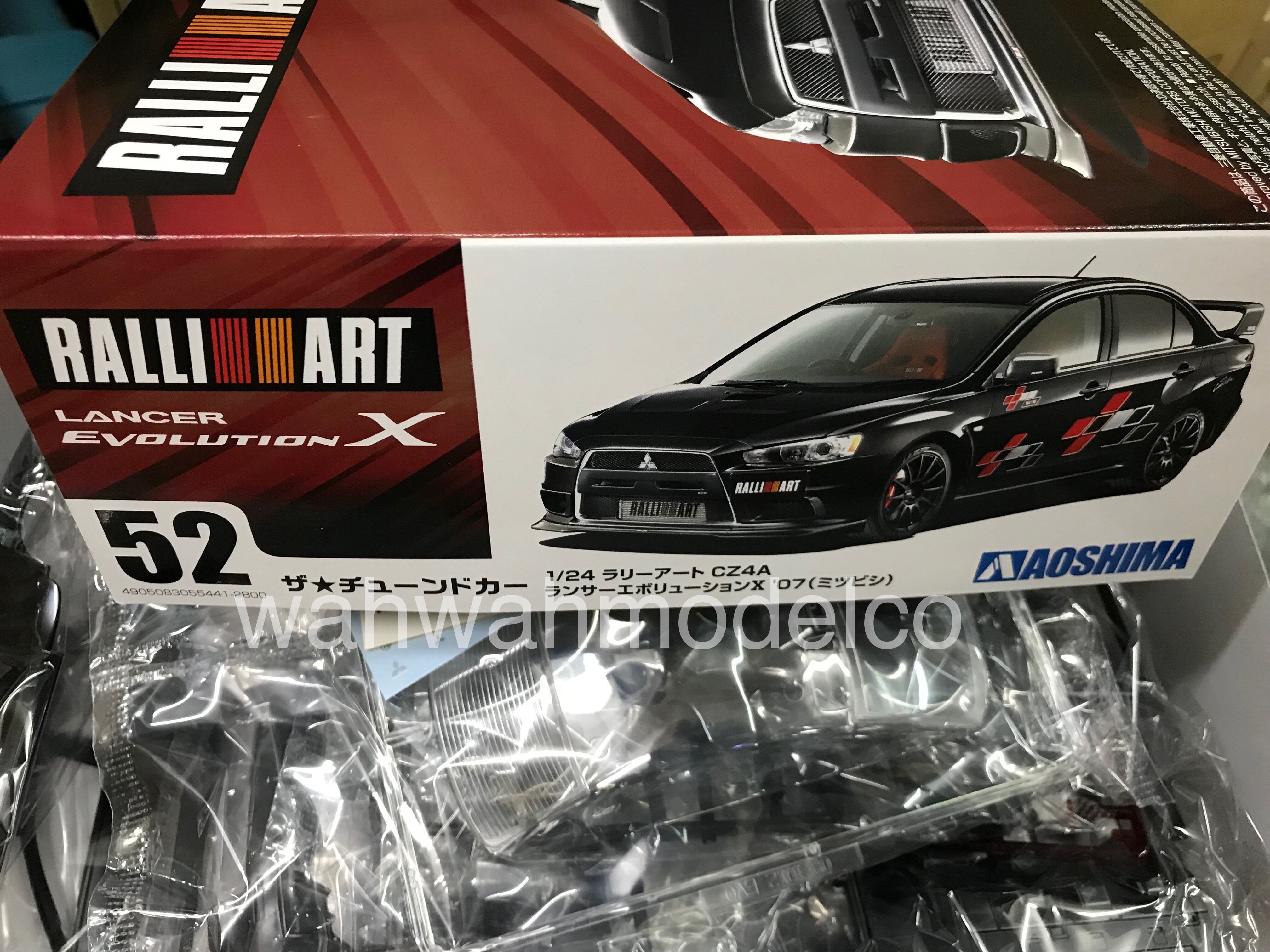 Aoshima 55441 Mitsubishi Ralliart CZ4A Lancer Evolution 10