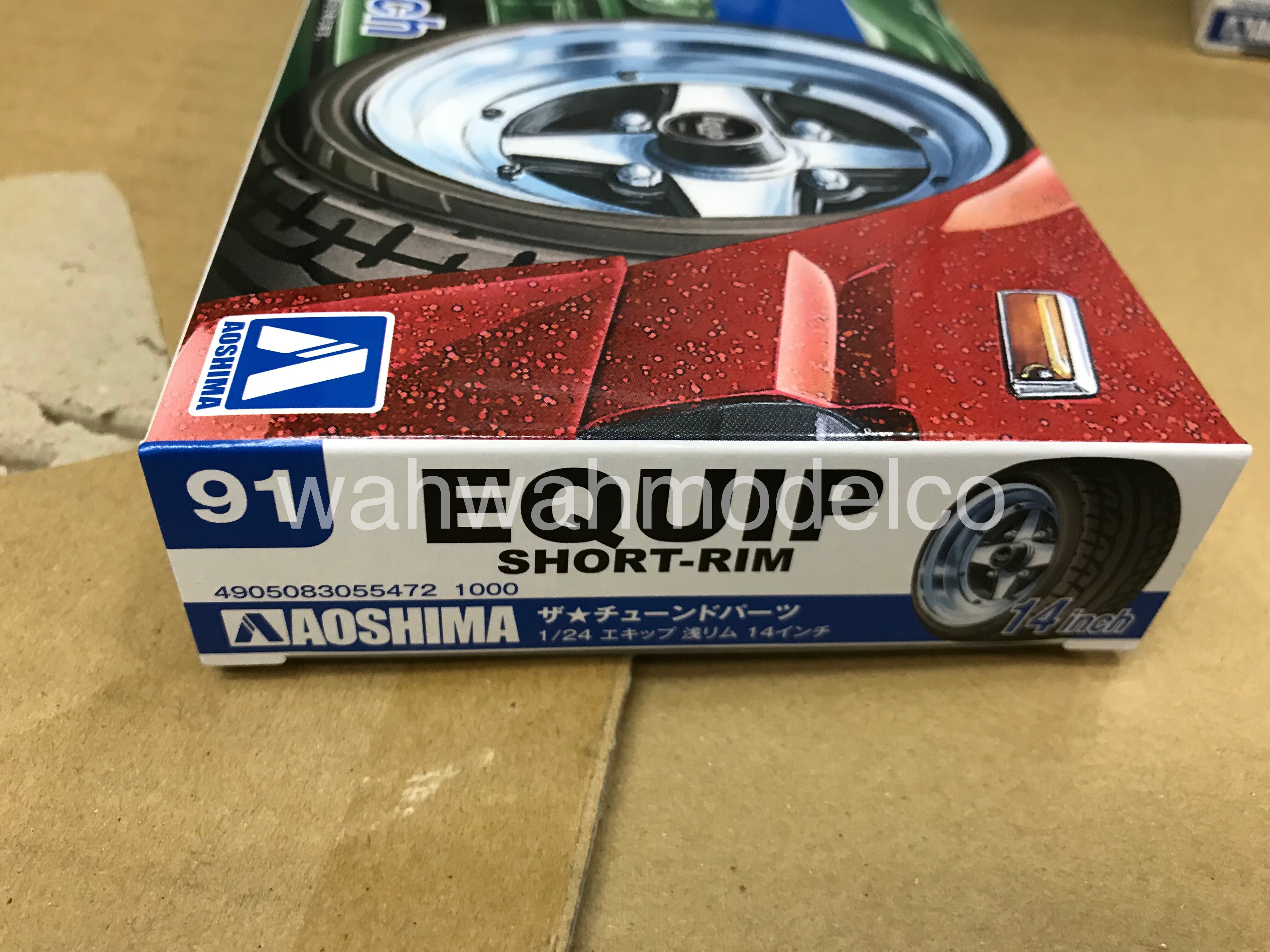 Aoshima 55472 Tuned Parts 91 1/24 E'quipe Shallow Rim 14inch Tire ...