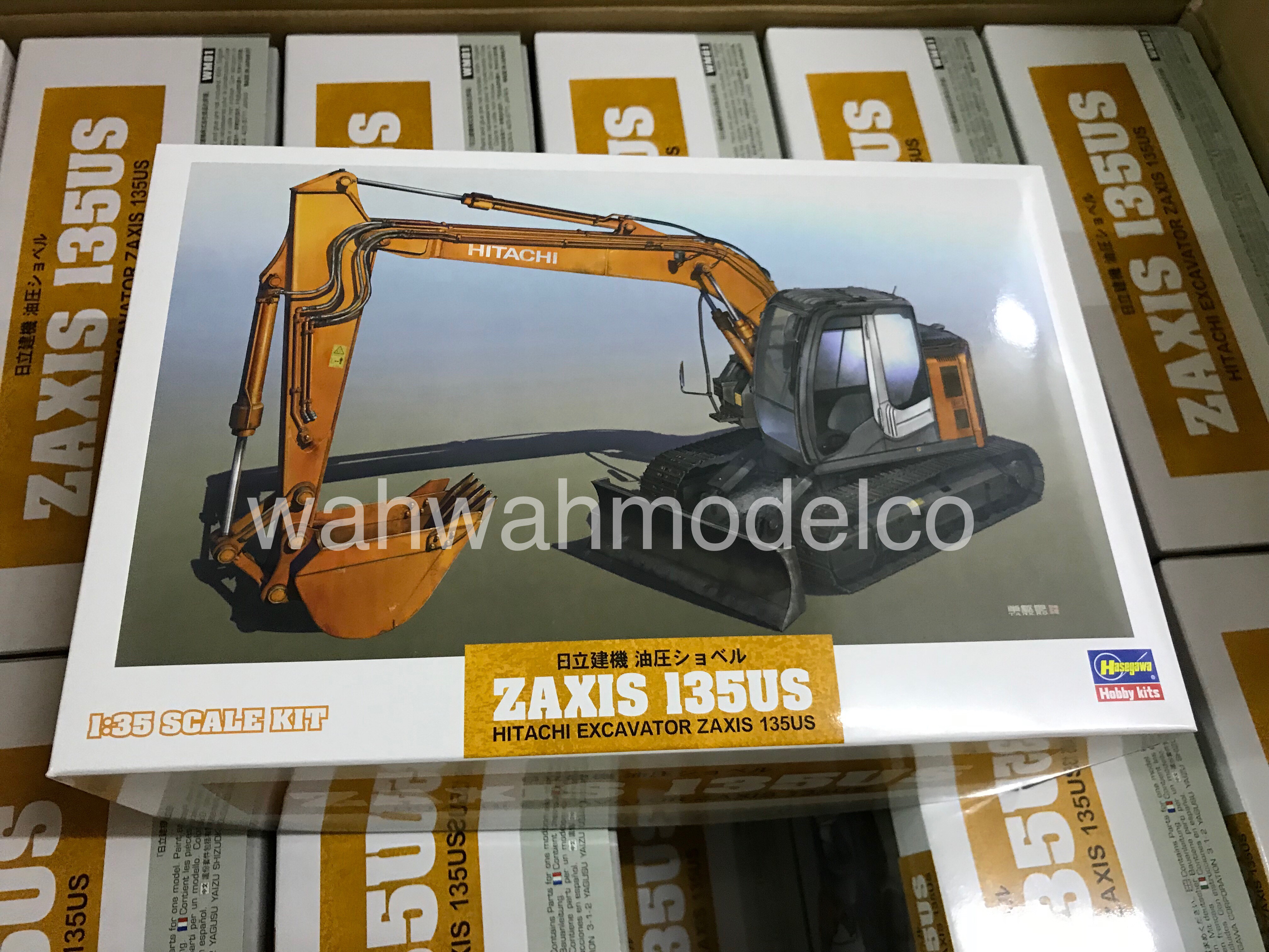 はまじん Hasegawa WM01 Hitachi Excavator ZAXIS 135US 1/35 scale kit