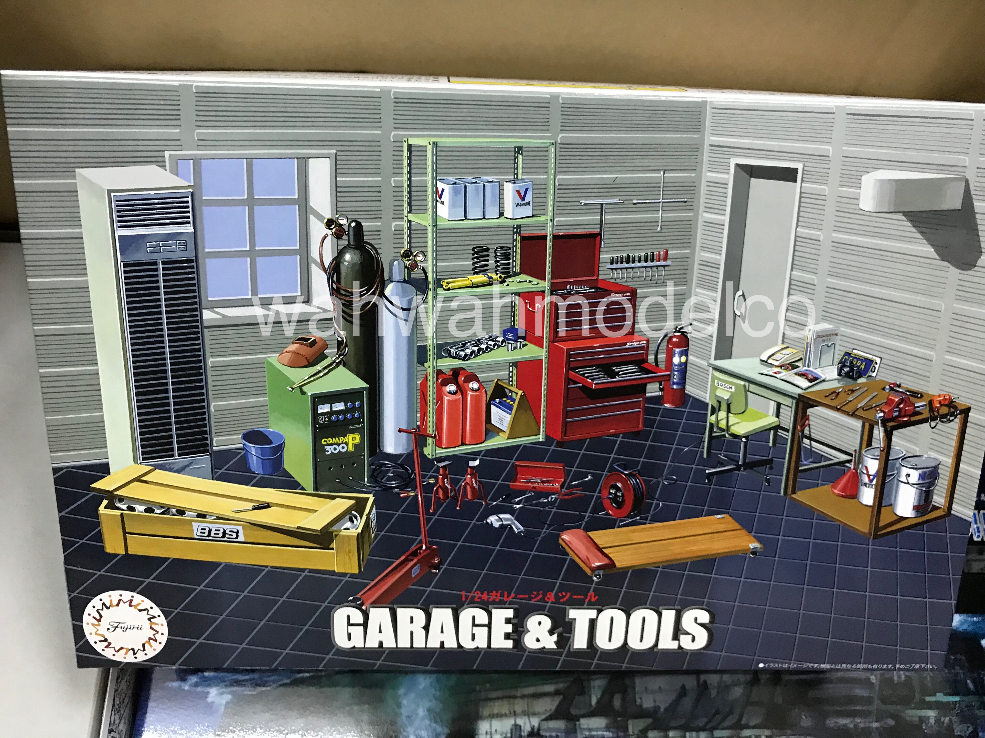 Fujimi GT-2 Garage & Tool Series tool 1/24 Model Kit F/S w/Tracking# Japan New 