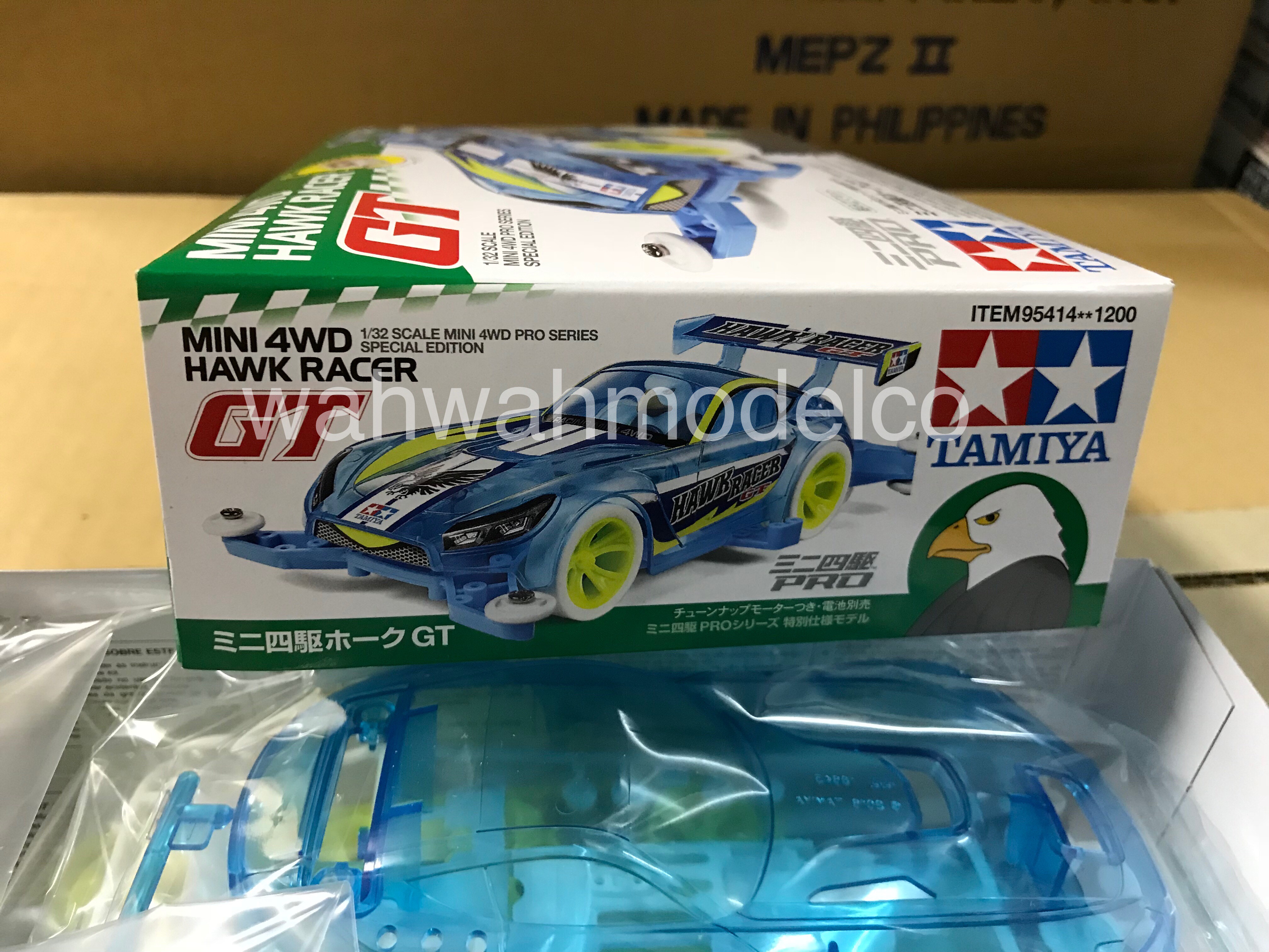 Tamiya 95414 1/32 JR HAWK RACER GT CLEAR BLUE MA Chassis Kit