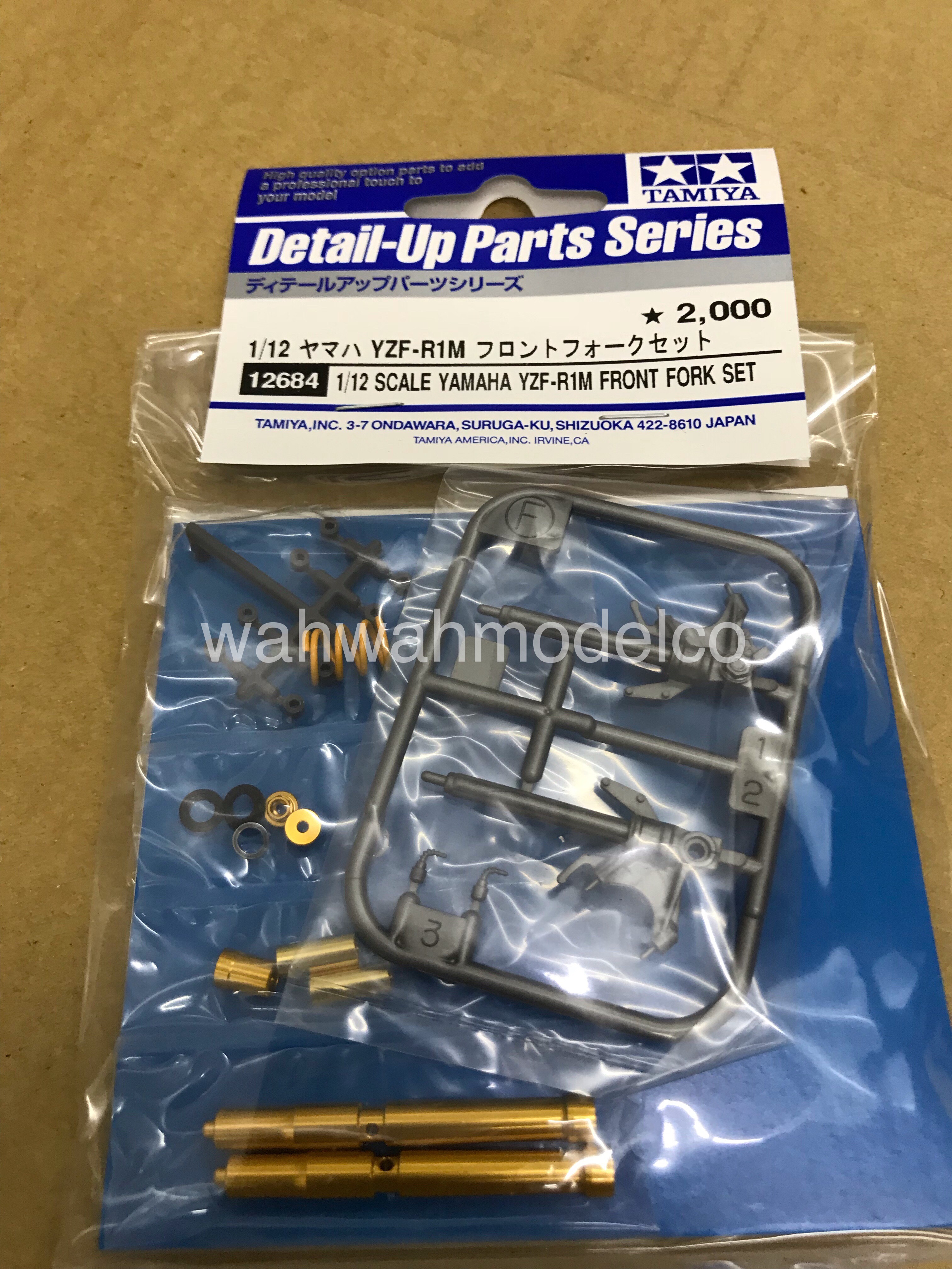 Tamiy  1/12 Yamaha YZF-R1M Front Fork Motorcycle Detail Set TAM12684-NEW 