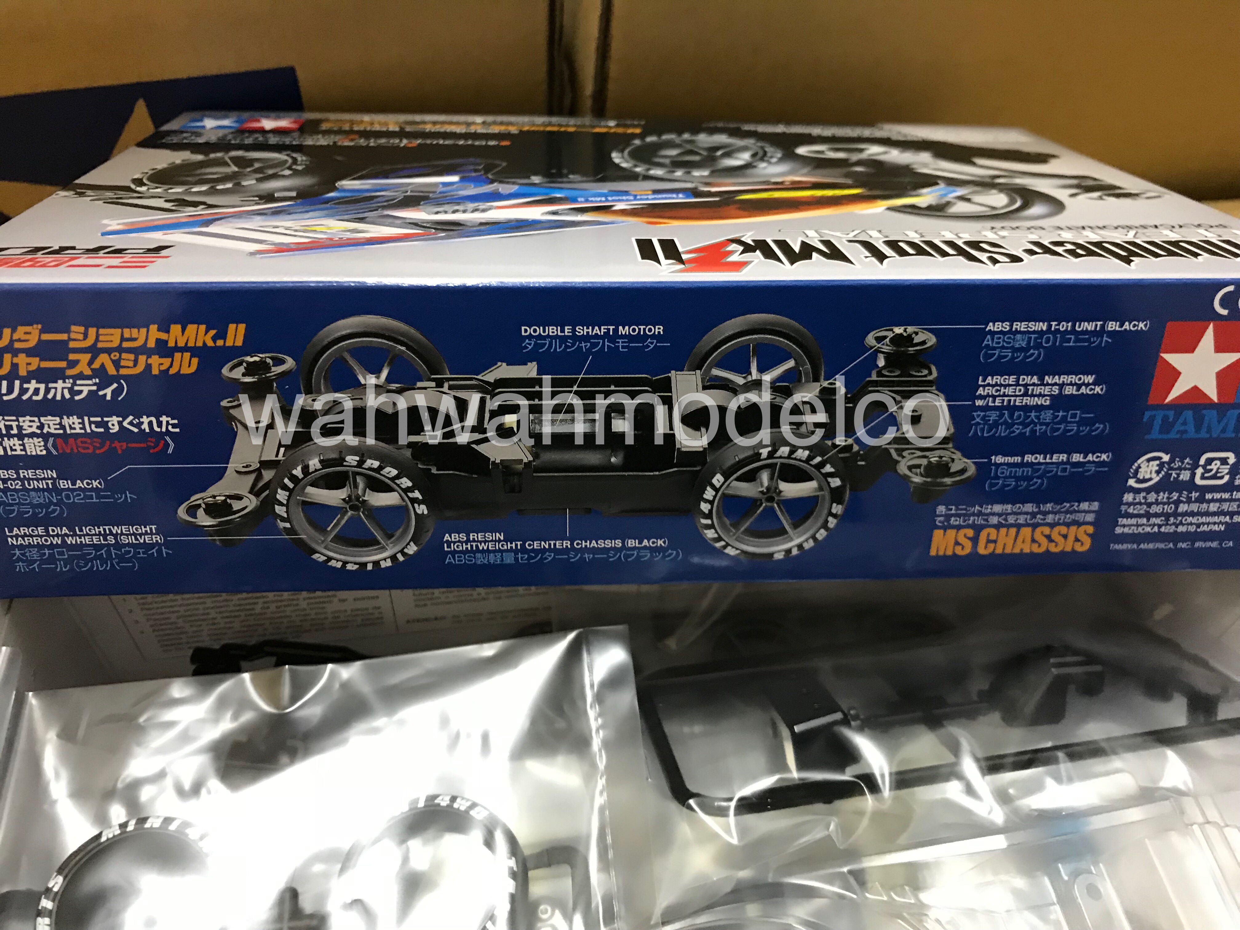Tamiya 95463 1/32 Mini 4WD JR THUNDER SHOT MK.II CLEAR SP MS Tamiya 95463 1/32 Mini 4WD JR THUNDER SHOT MK.II CLEAR SP MS