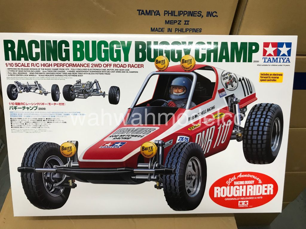 Tamiya 58441 1/10 Scale RC 2WD Off Road Racing Buggy Buggy Champ Rouge Rider 