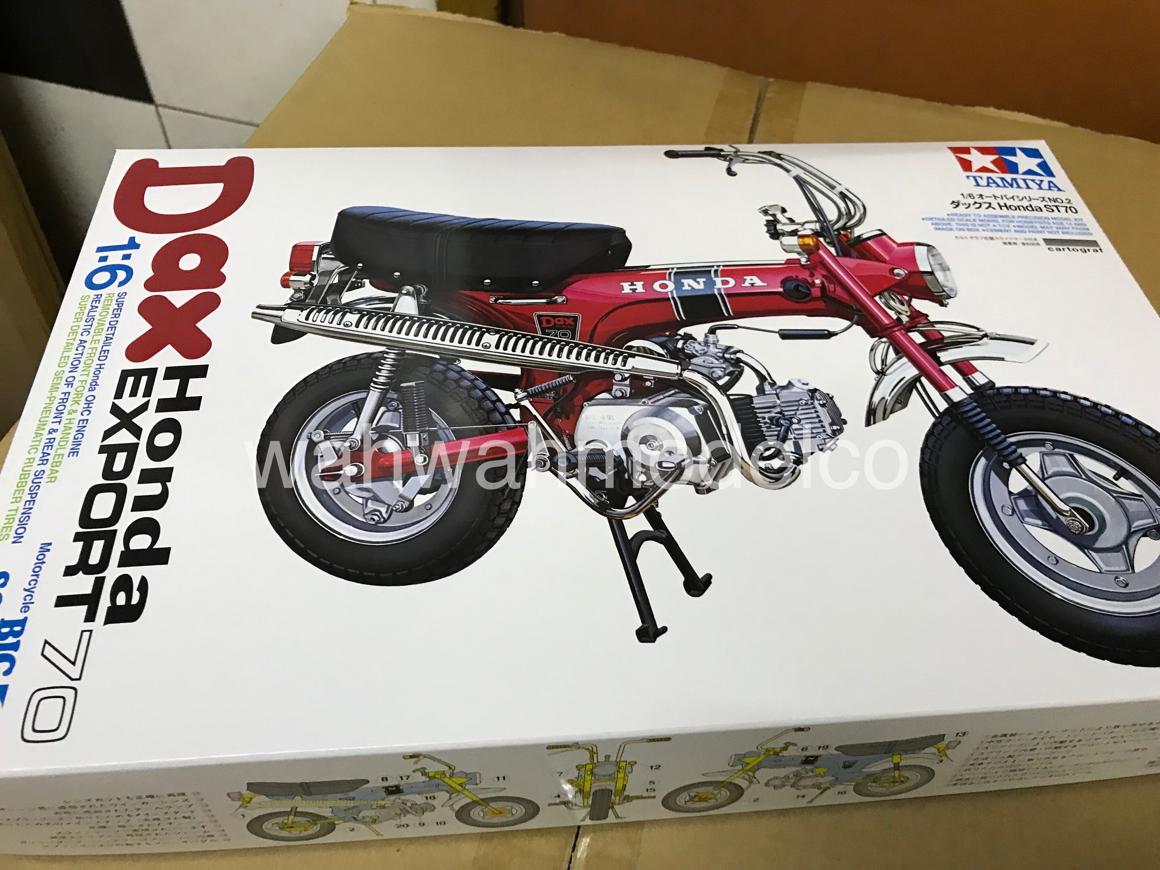 Tamiya 1/6 Motorcycle Series No.02 Dax Honda ST70 Kit 16002 EMS w/ Tracking NEW