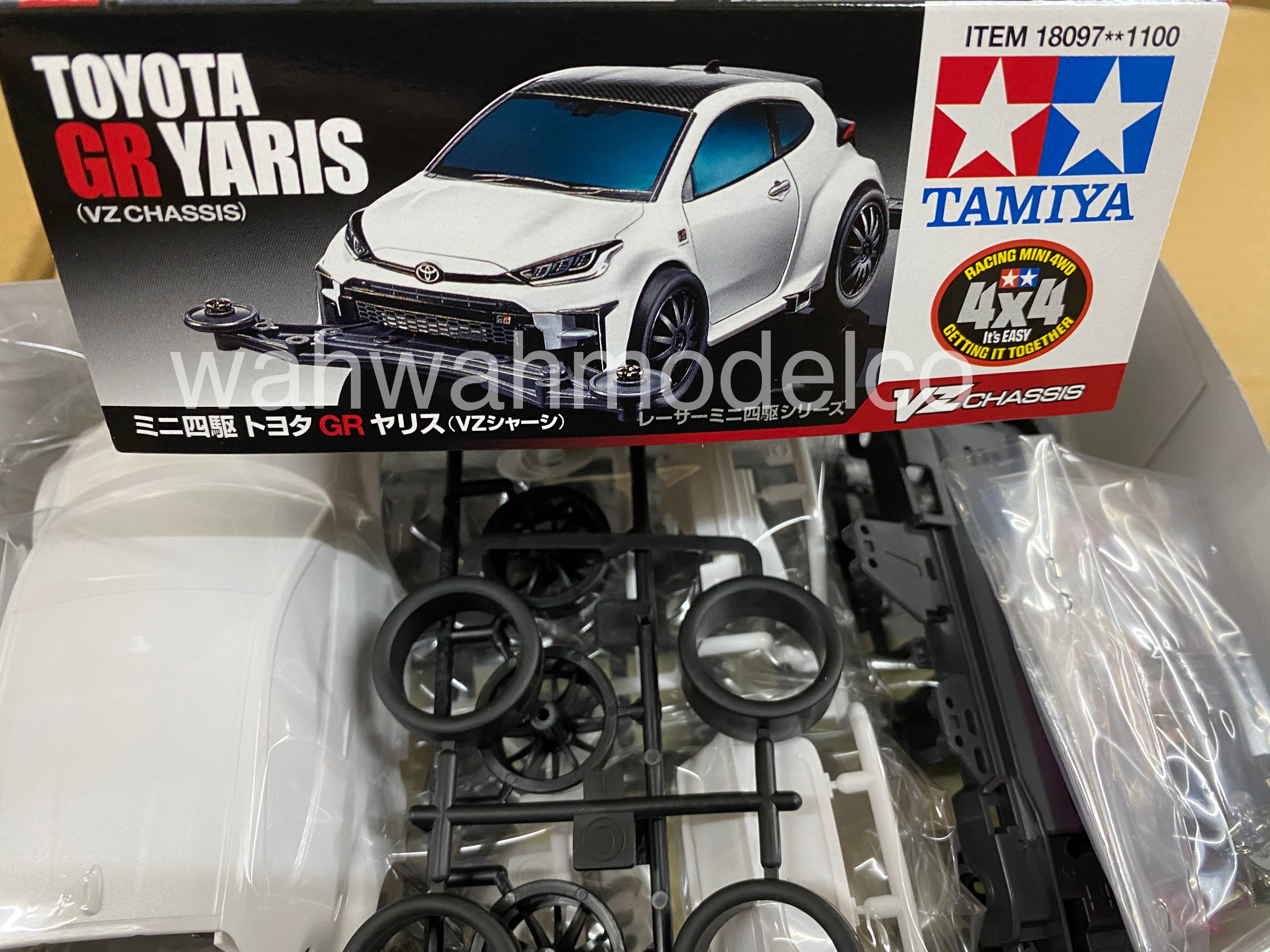 Tamiya 18097 1/32 Mini 4WD Car Kit VZ Chassis GR Yaris Junior Jr.