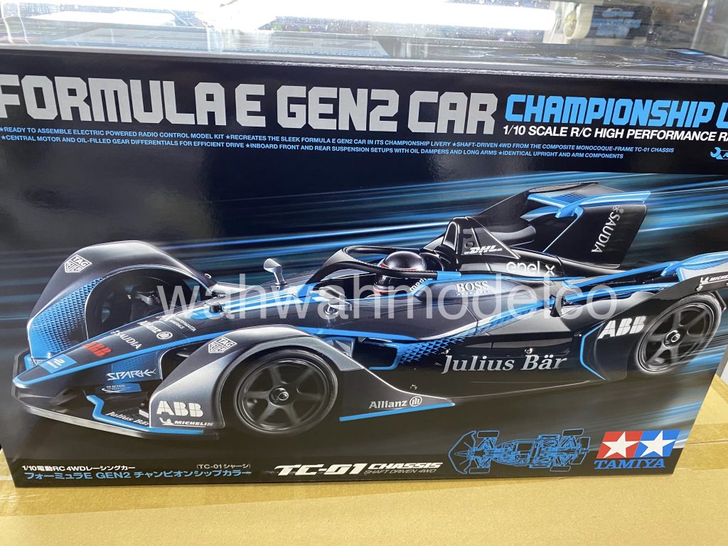 Tamiya 58681 1/10 RC 4WD Car TC-01 Chassis Formula E GEN2 Car