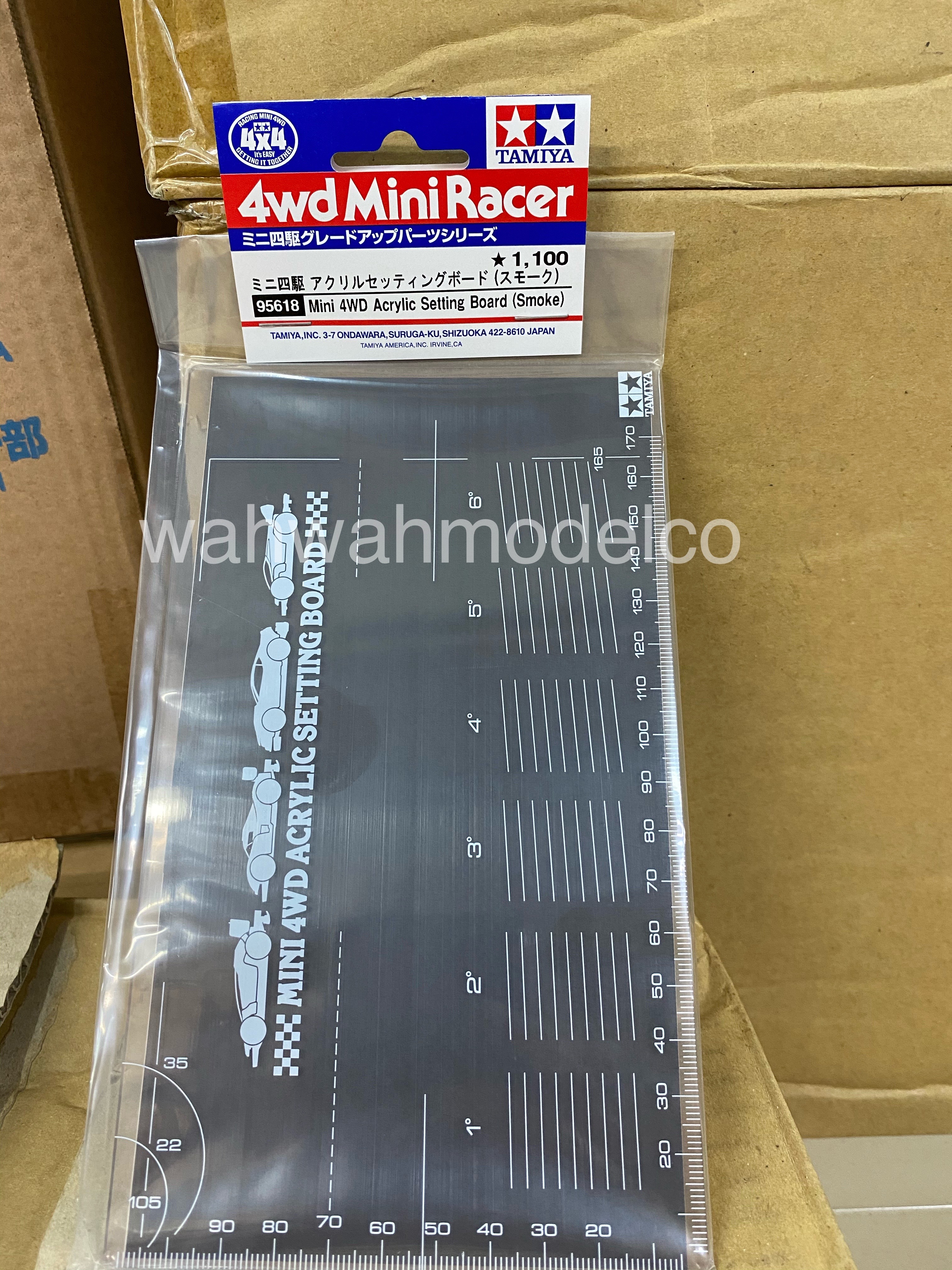 TAMIYA 95618 Mini 4WD Acrylic Setting Board (Smoke)
