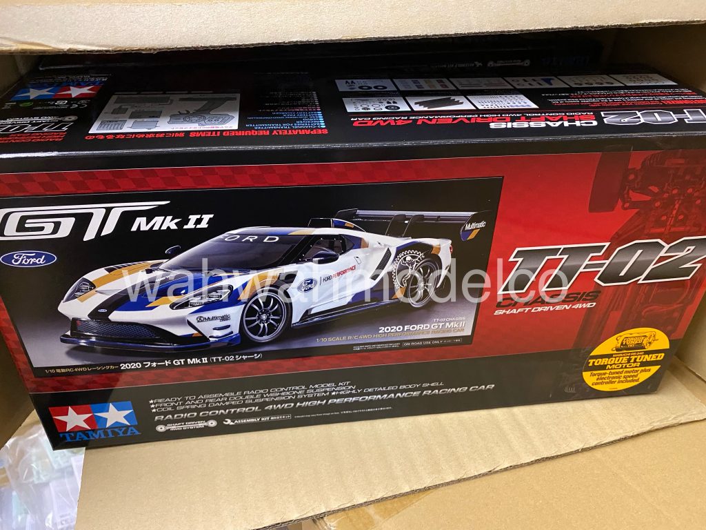 Tamiya 58689 1/10 RC Car TT-02 Chassis Ford GT Mk.II 2020
