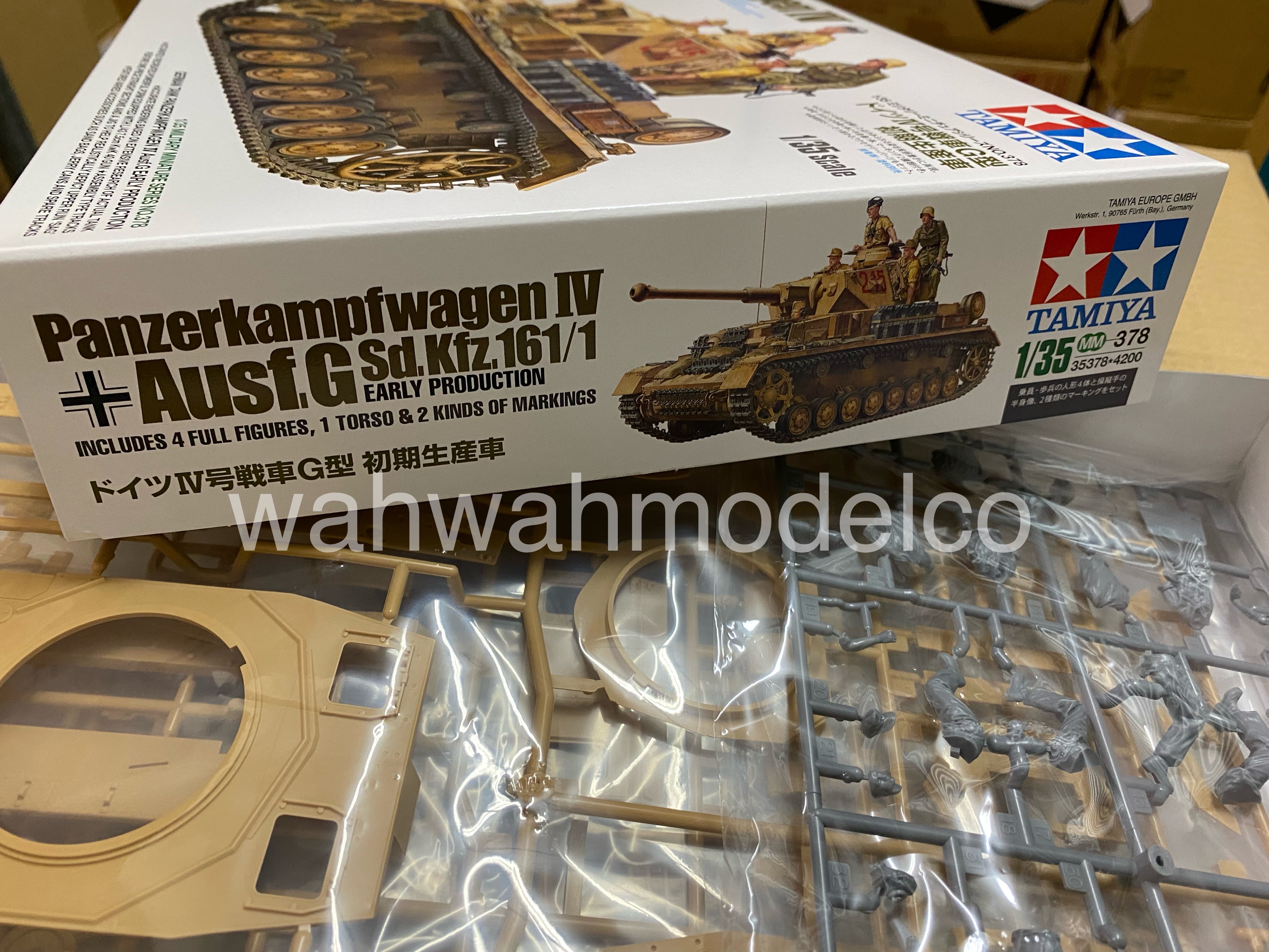 Tamiya 35378 1/35 Scale Model Tank Kit WWII German Panzer IV