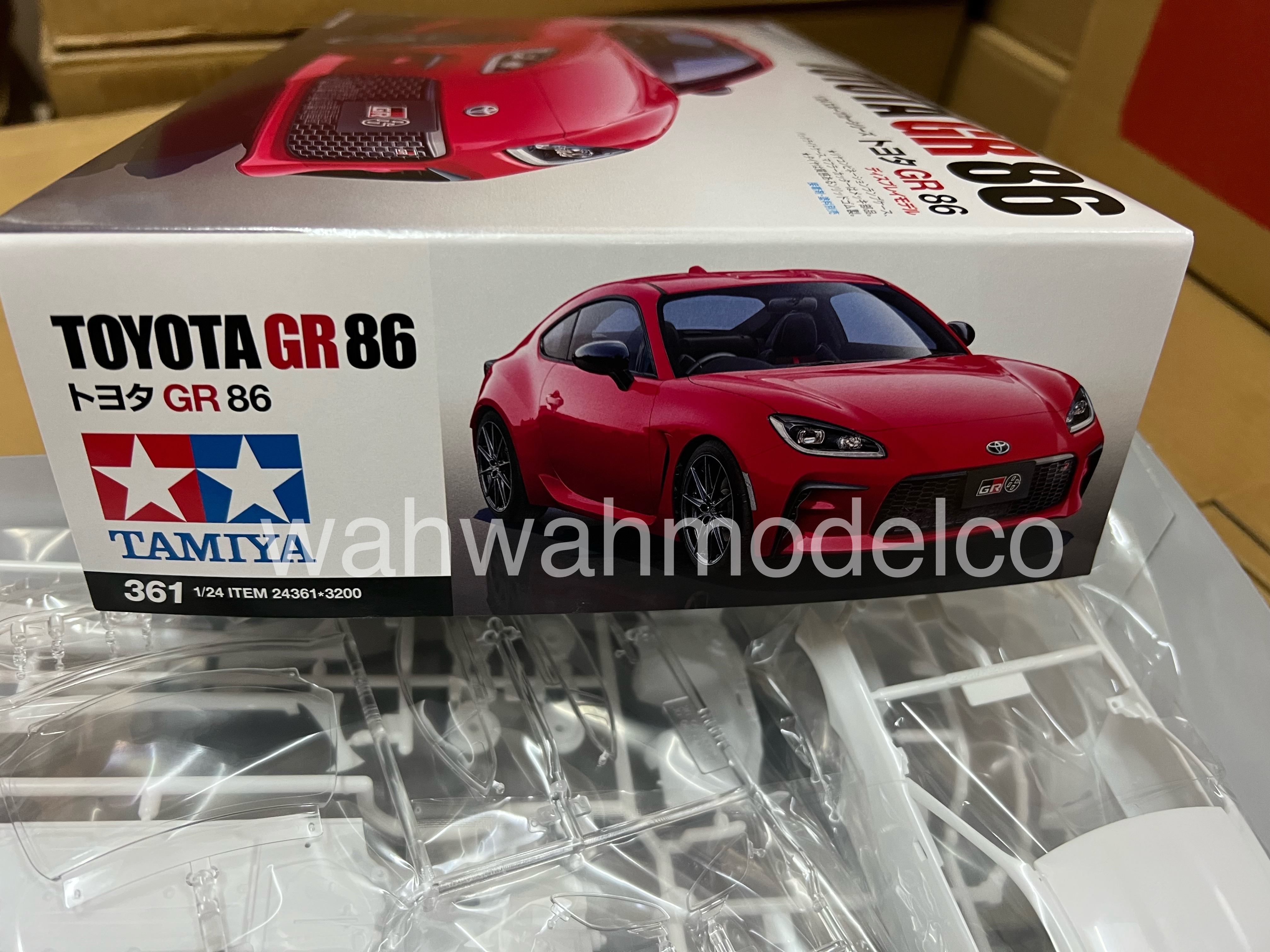 Tamiya 24361 1/24 Scale Plastic Model Sports Car Kit Toyota GR-86