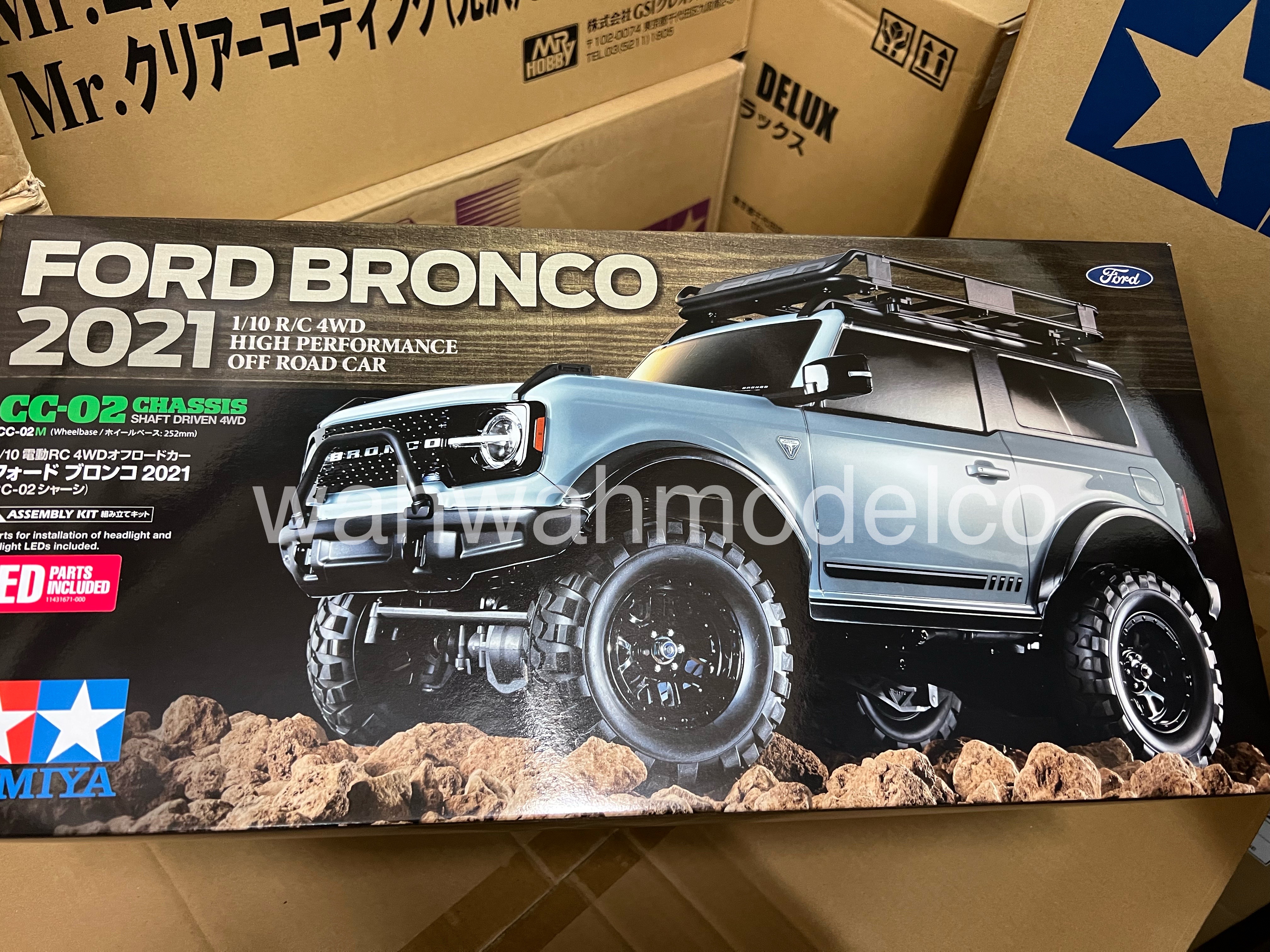 Tamiya 58705 A Ford Bronco 2021 (CC-02) without ESC - WAH WAH