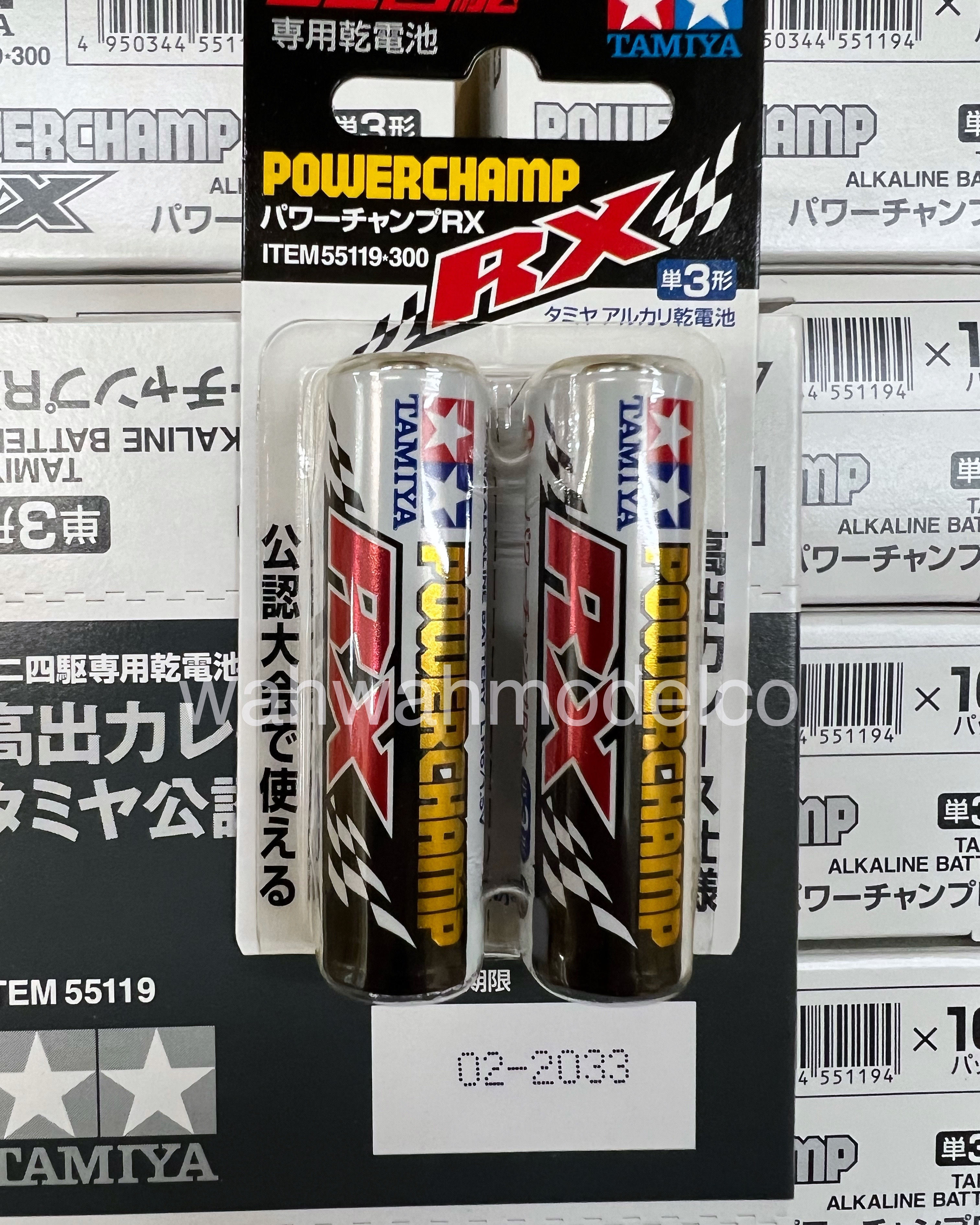 Tamiya 55120 Mini 4WD Batterie Power Champ RX - Set Da 12 Pezzi AA