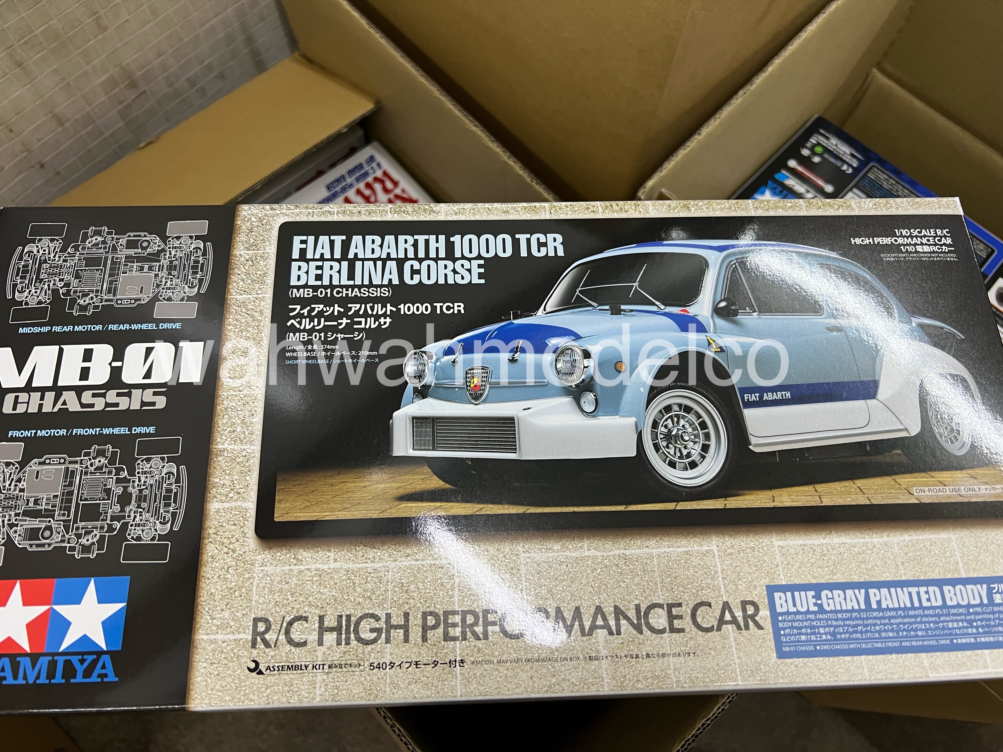 Tamiya 58723 1/10 RC Car MF-01X Chassis Olio Fiat 131 Abarth